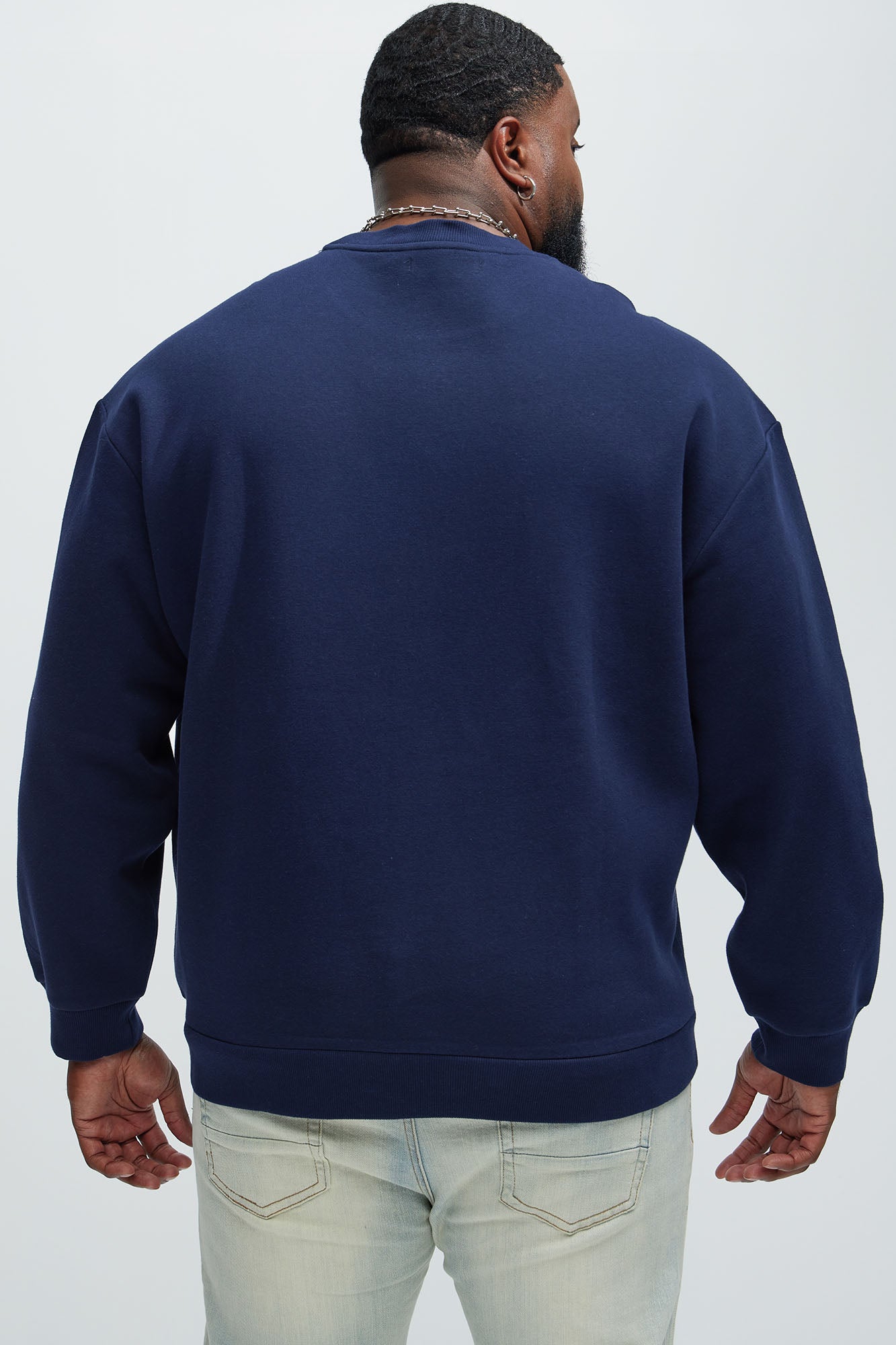 Tyson Crew Neck Sweatshirt - Navy