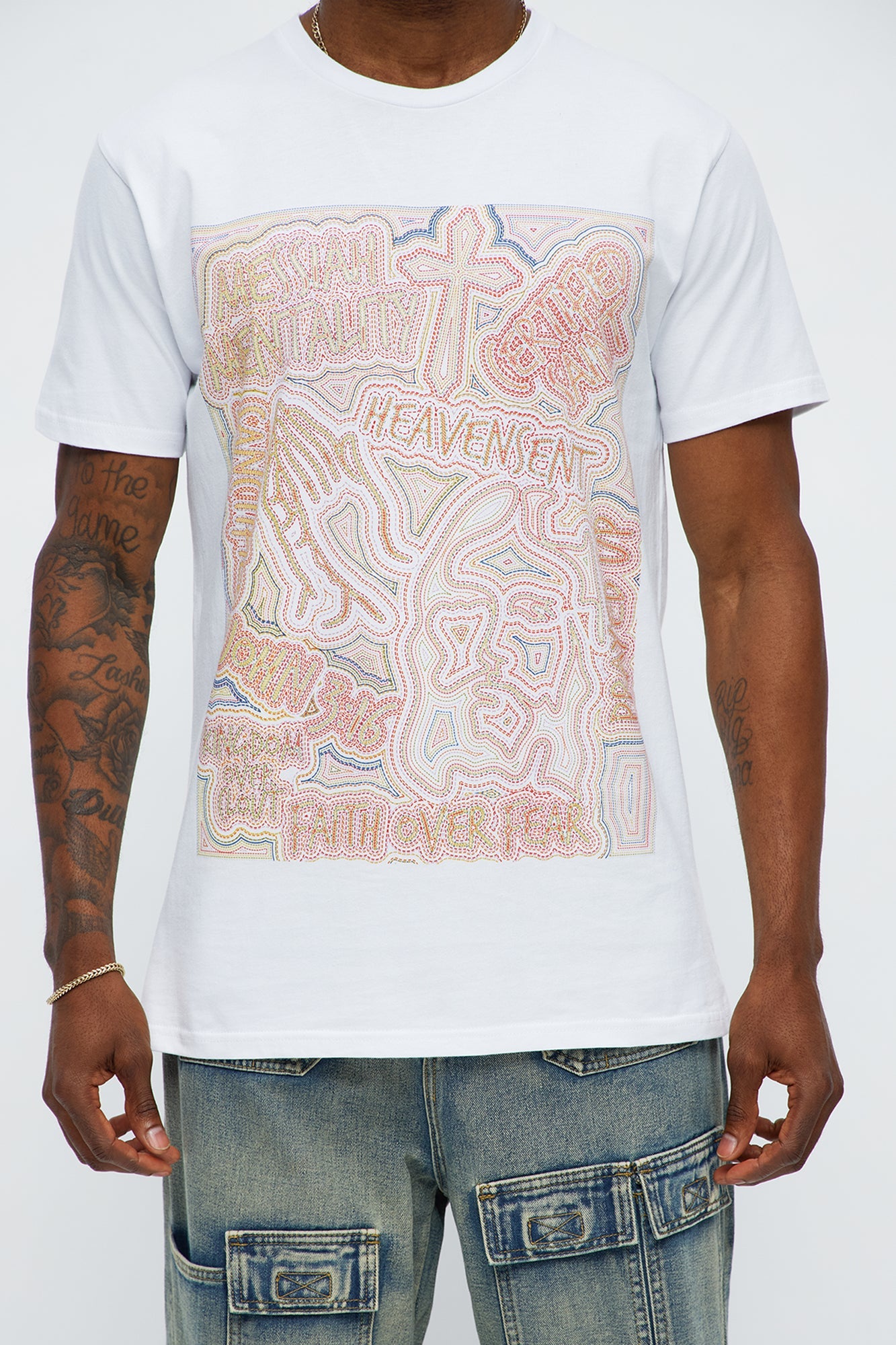 One True Messiah Short Sleeve Tee - White