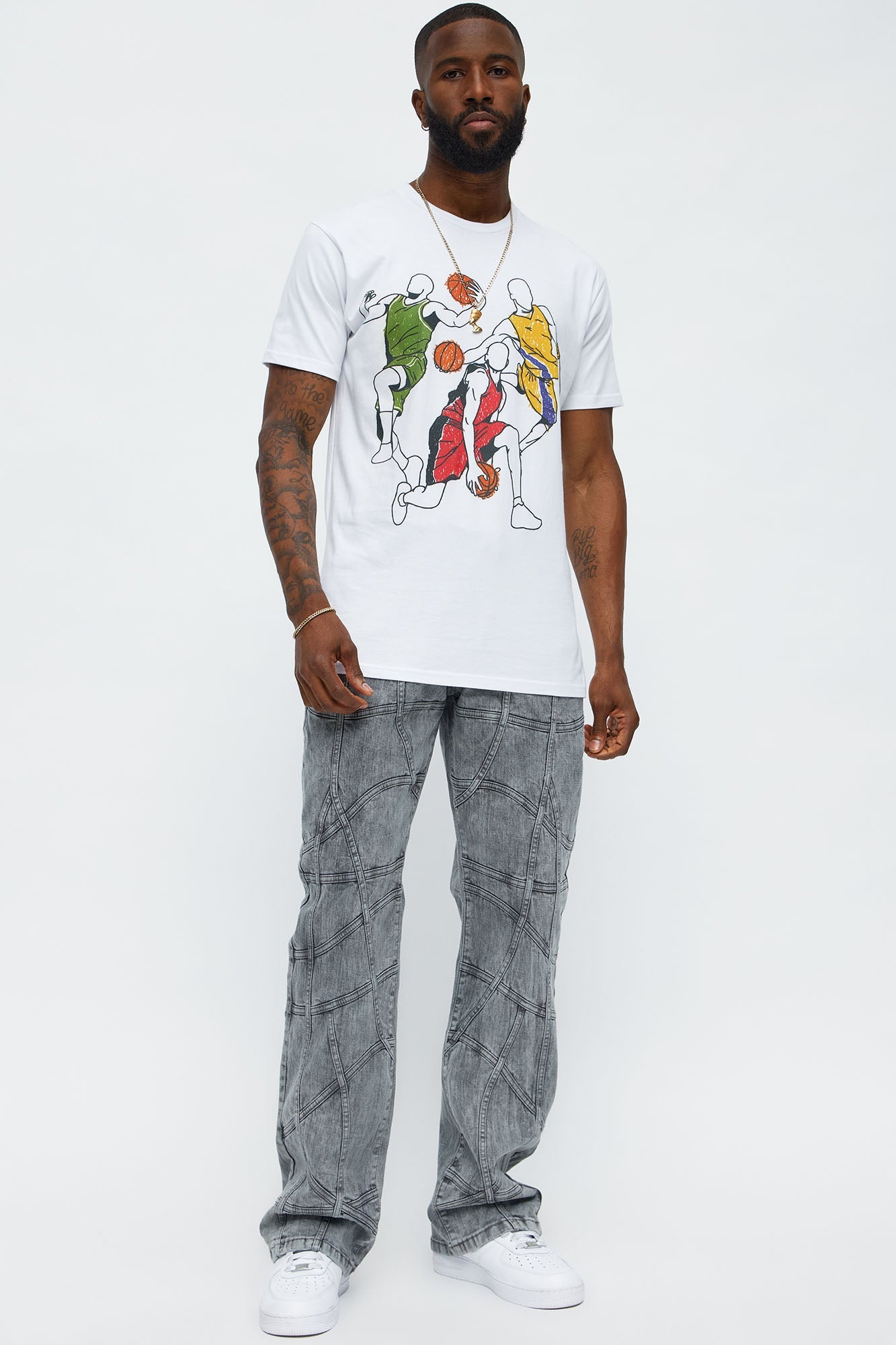 Ball Is Life Short Sleeve Tee - White