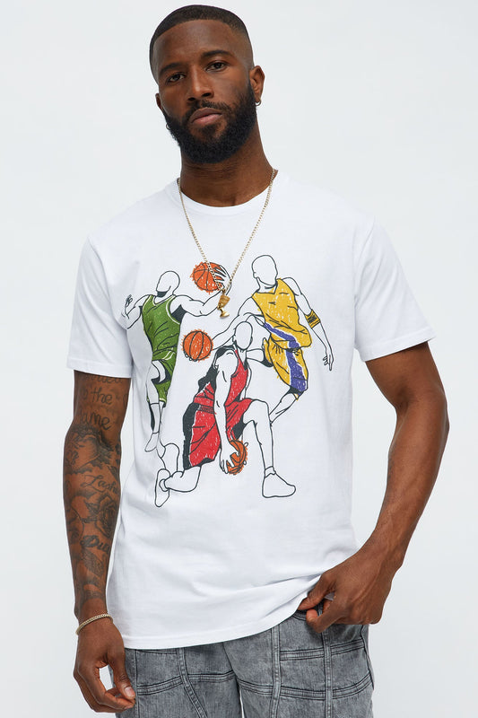 Ball Is Life Short Sleeve Tee - White