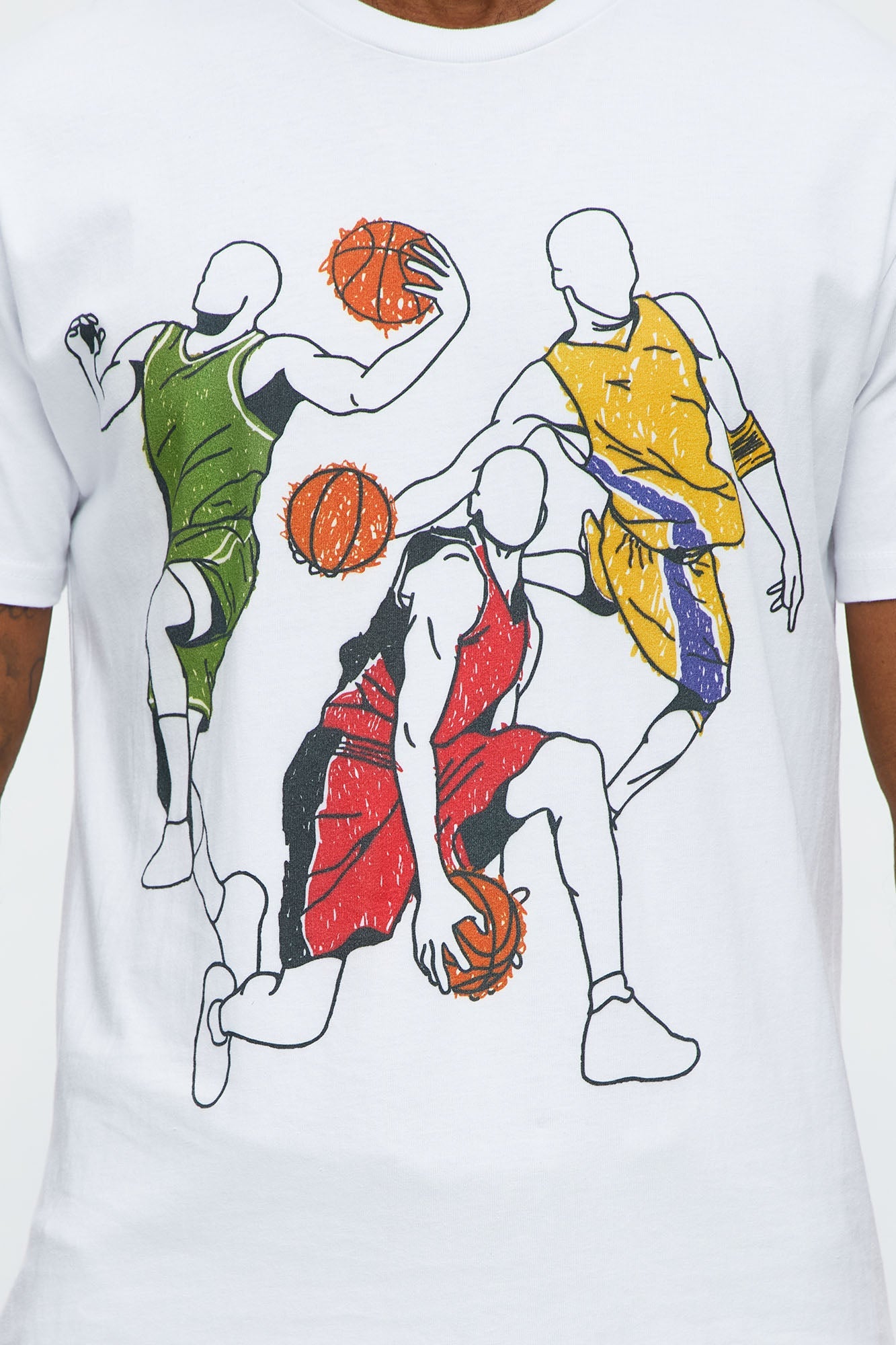Ball Is Life Short Sleeve Tee - White