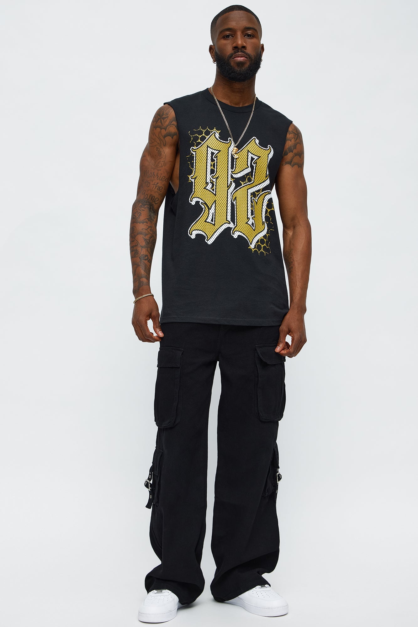 Ninety Two Muscle Tee - Black