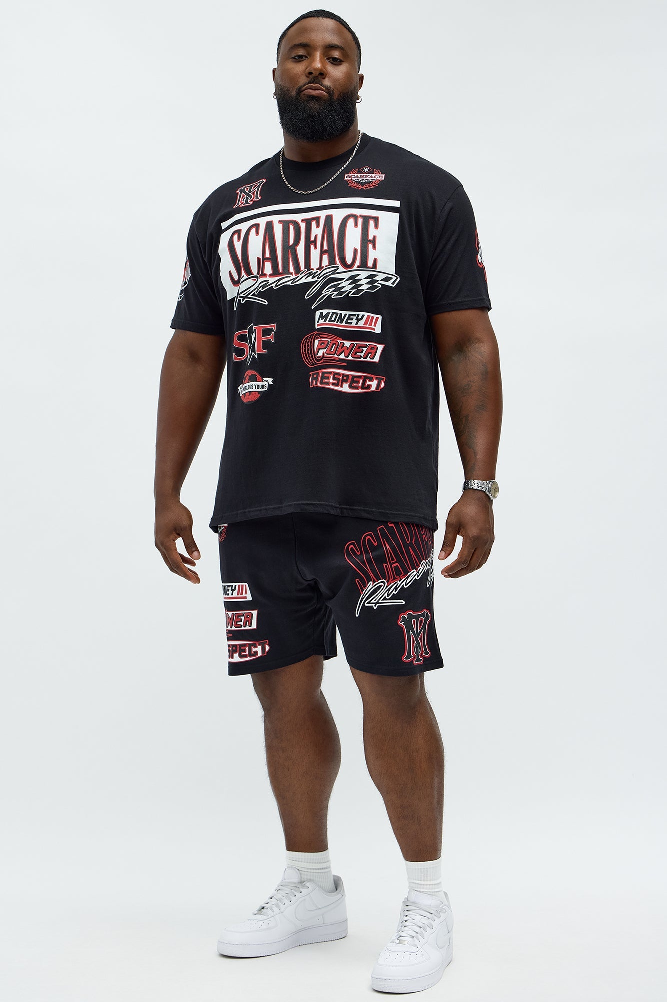 Scarface Racing Short Sleeve Tee - Black