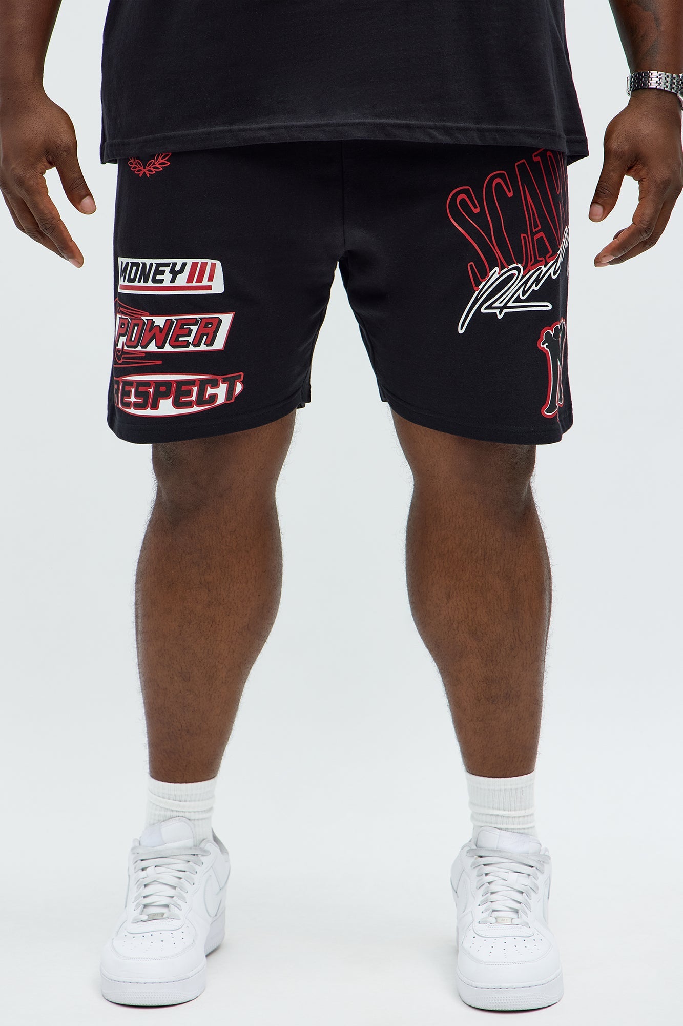 Scarface Racing Sweatshorts - Black