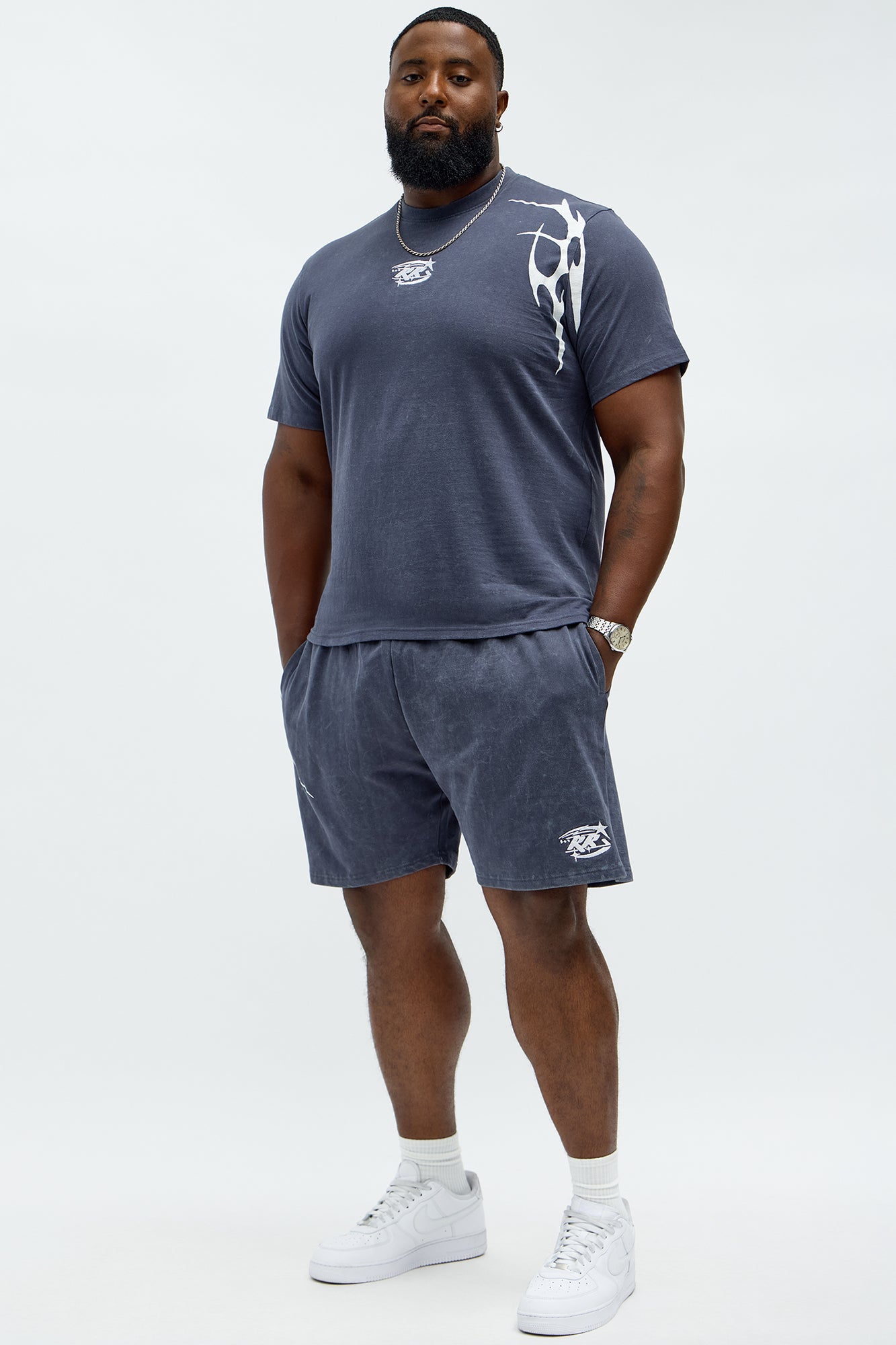 Royalty Rule Sweatshorts - Navy