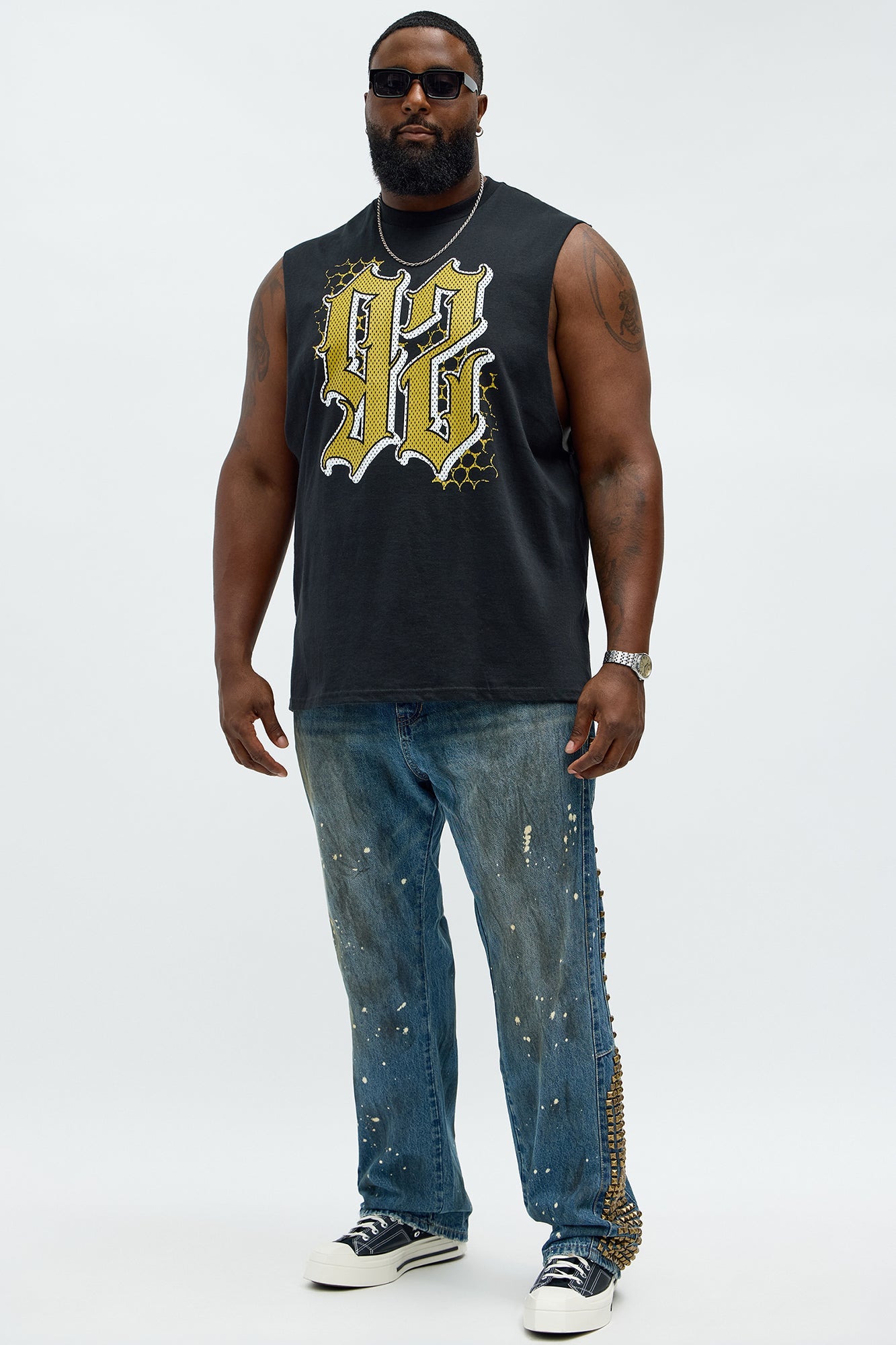 Ninety Two Muscle Tee - Black