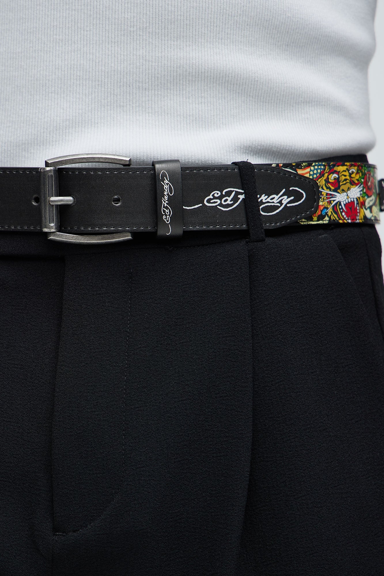 Ed Hardy Skull Belt - Black
