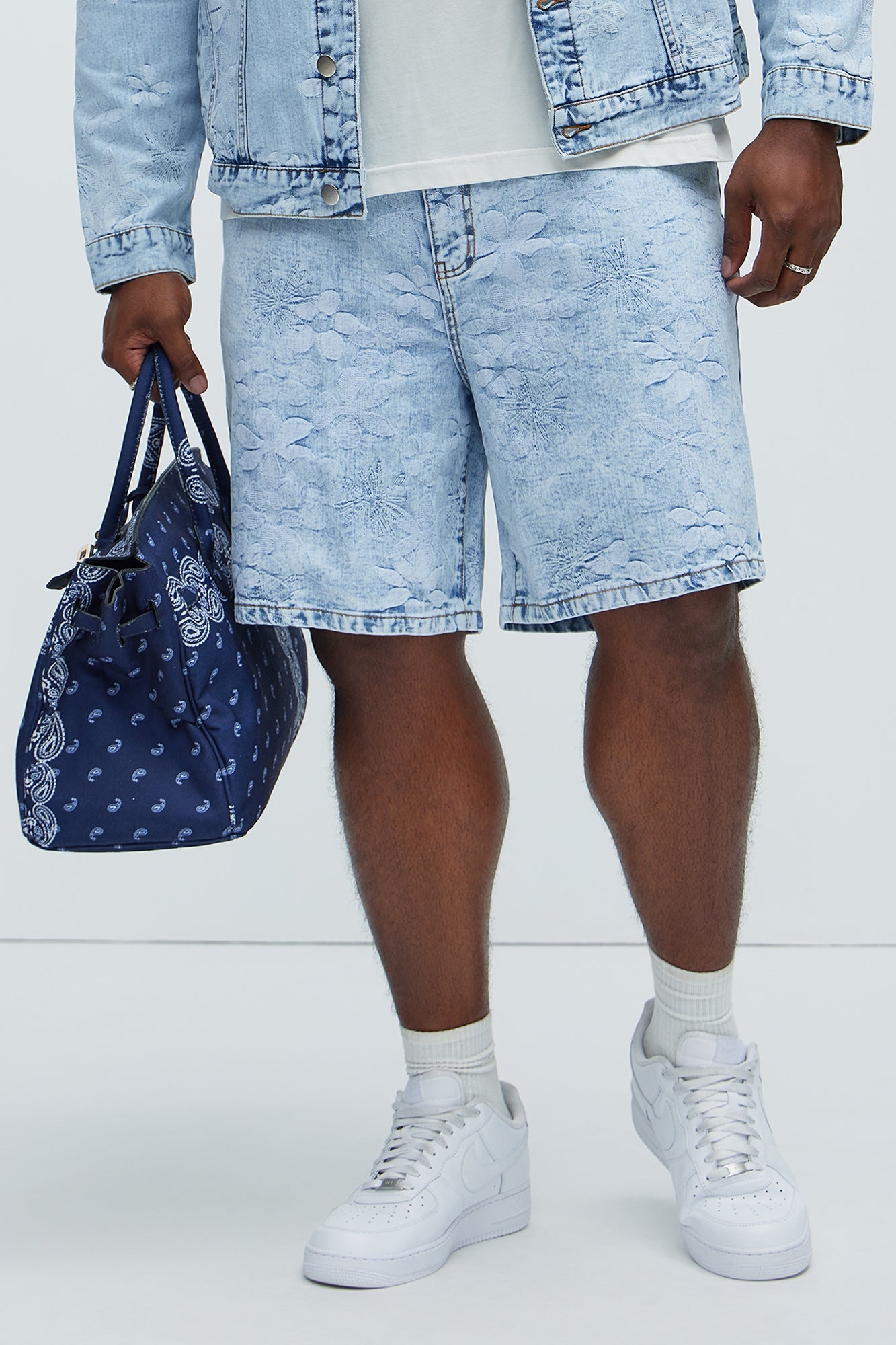 Kenneth Relaxed Denim Shorts - Light Wash