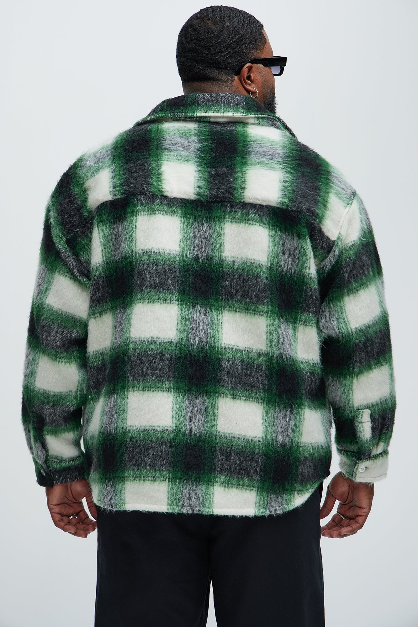 Keystone Mohair Shacket - Green