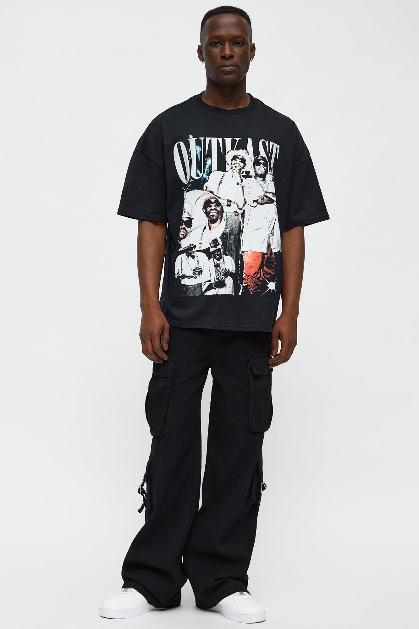 Outkast Is Everlasting Oversized Short Sleeve Tee - Black