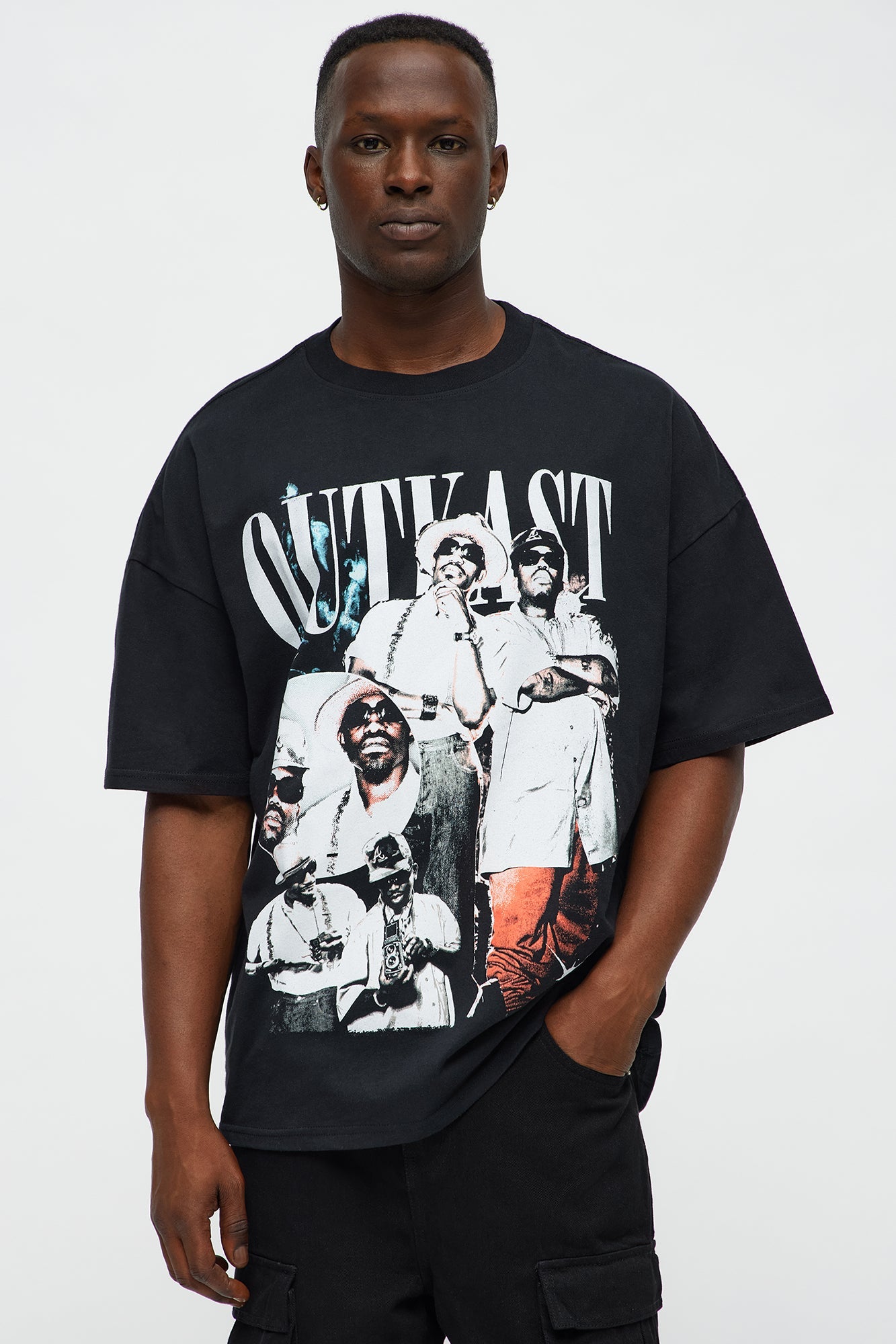 Outkast Is Everlasting Oversized Short Sleeve Tee - Black