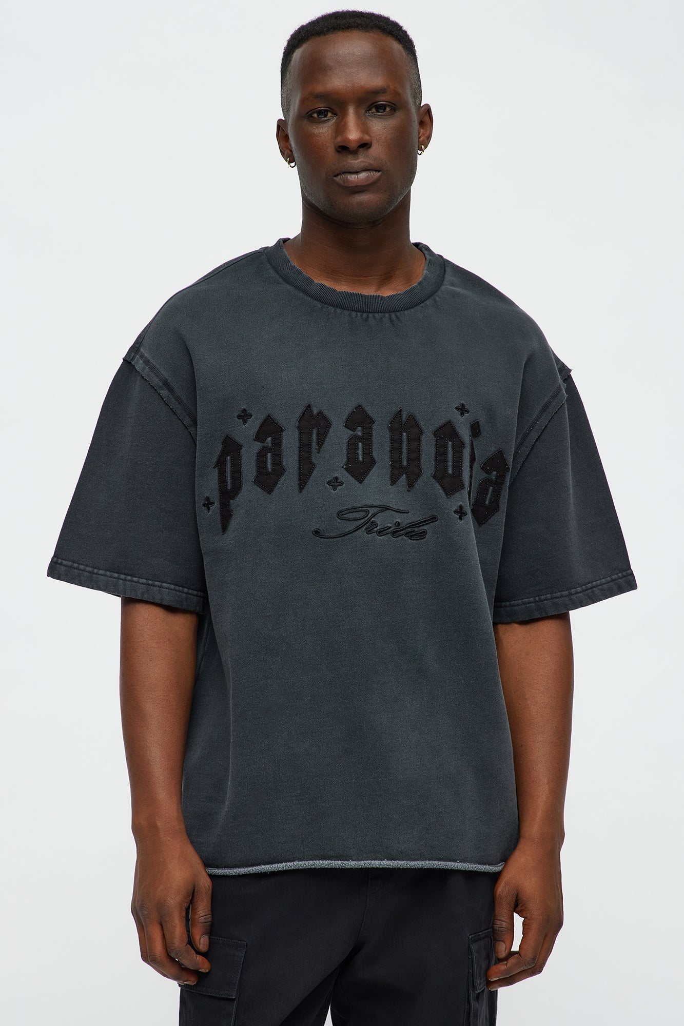 Paranoid Society Short Sleeve Tee - Charcoal
