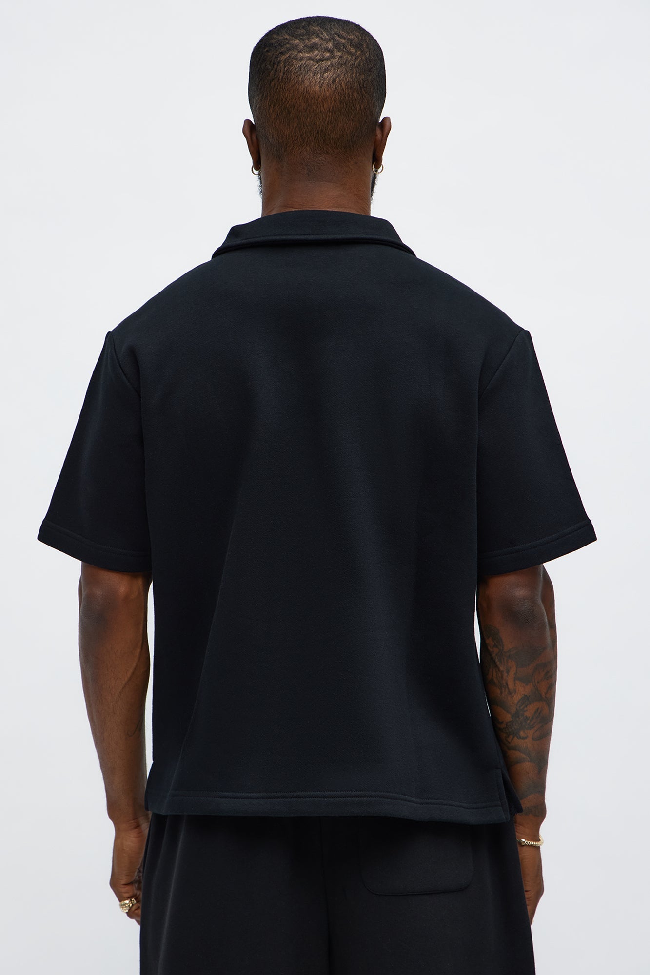 Tyson Happy Mistake Short Sleeve Polo - Black