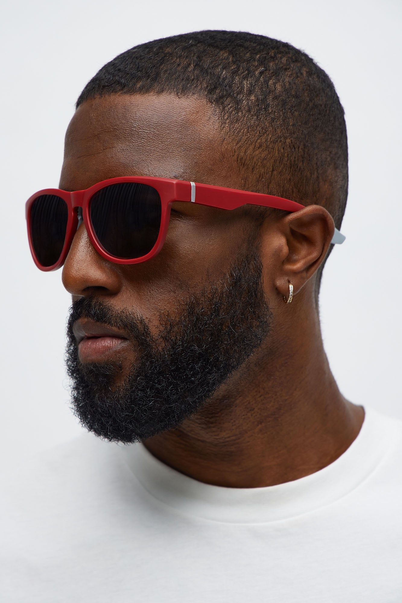 Pinehurst Round Sunglasses - Red