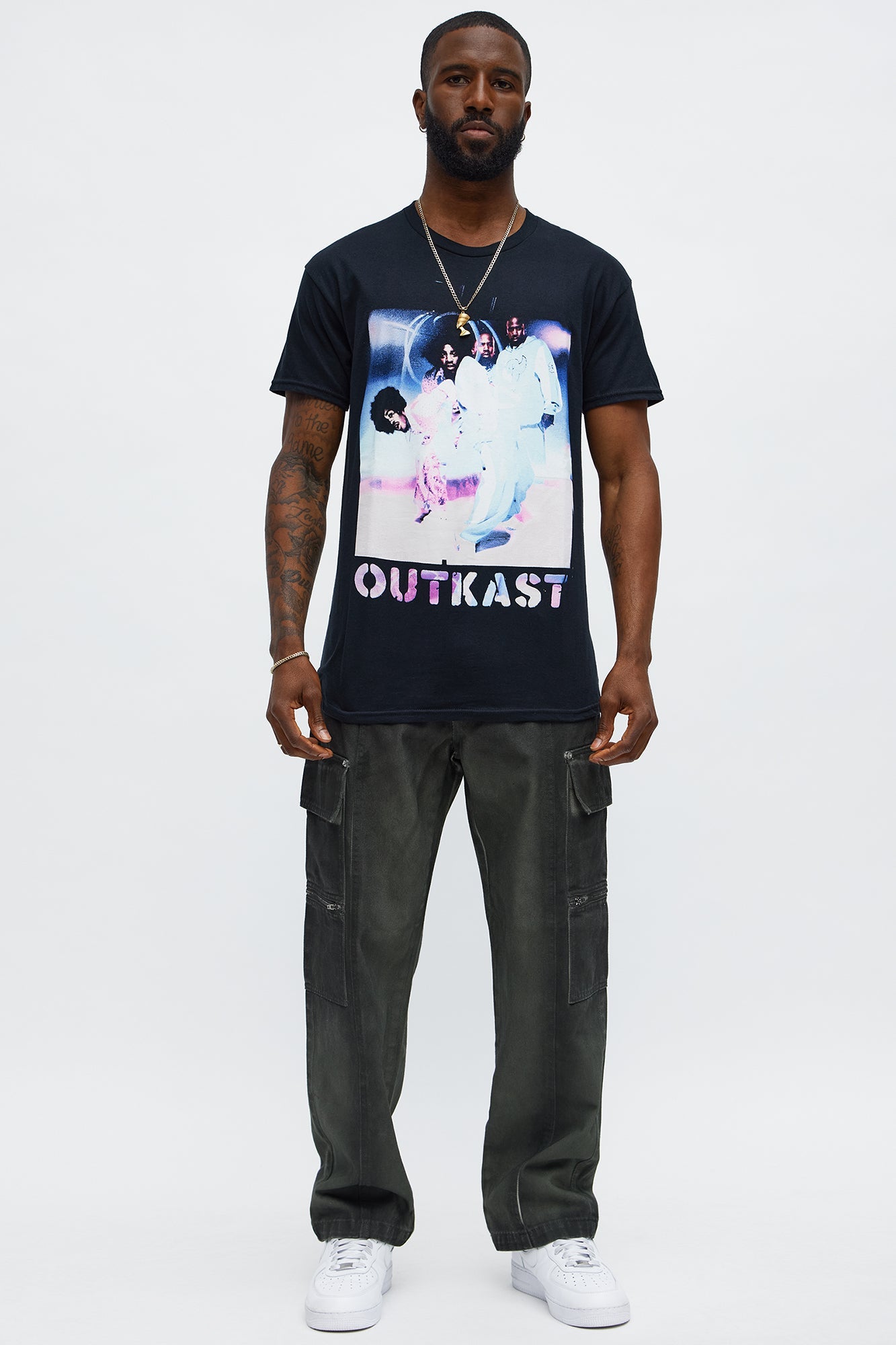 Outkast Funky Ride Short Sleeve Tee - Black