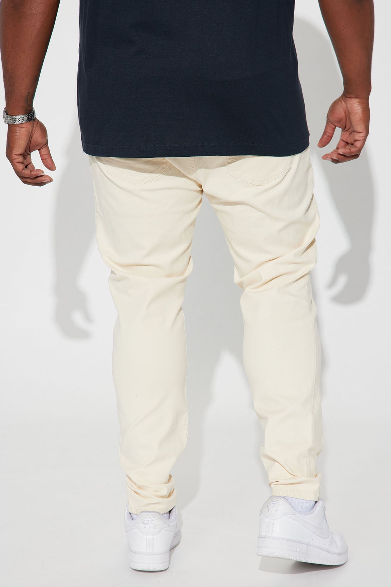 Mac Chino Skinny 5 Pocket Pants - Cream