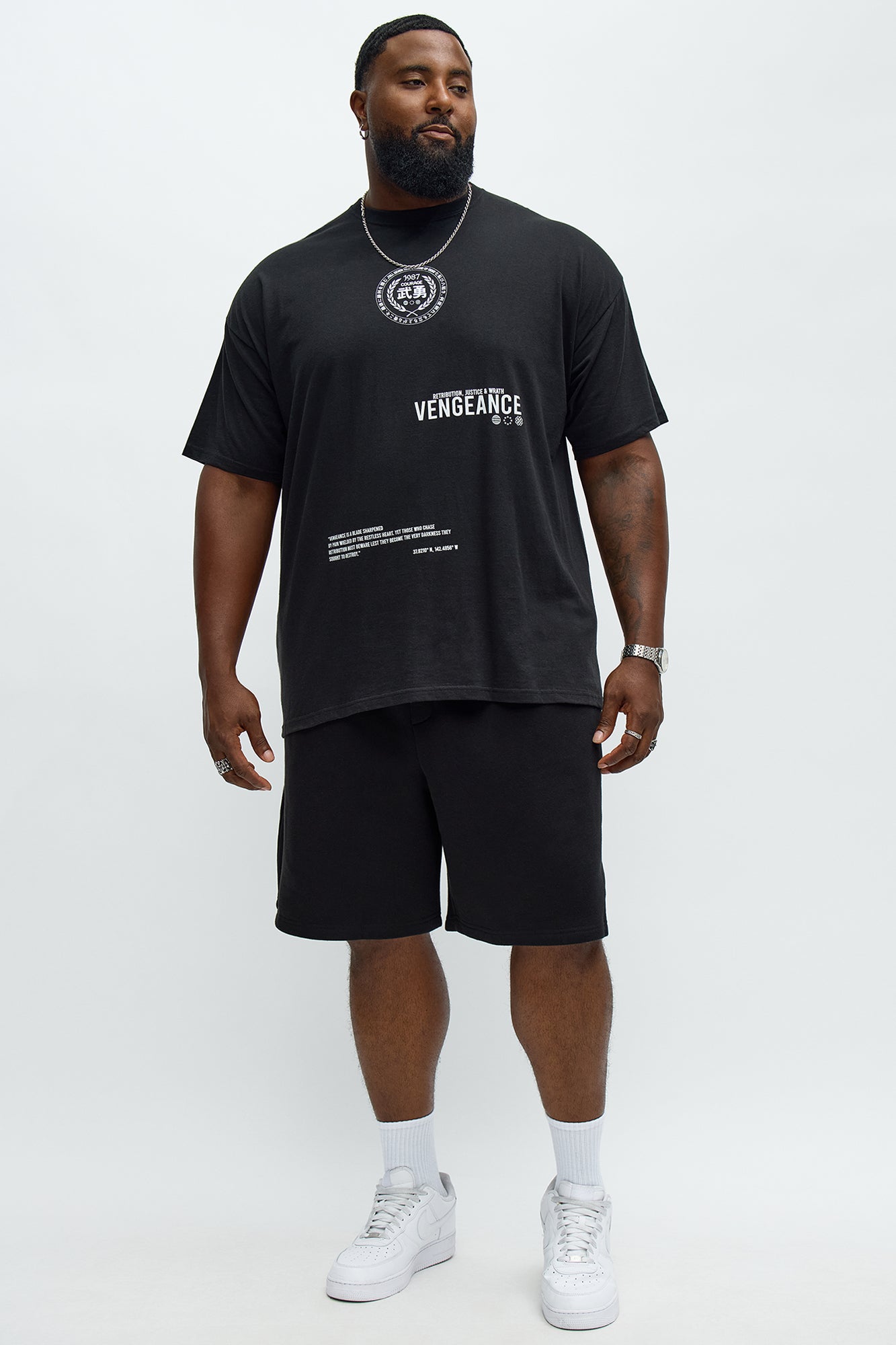 Tyson Loose Fit Shorts - Black