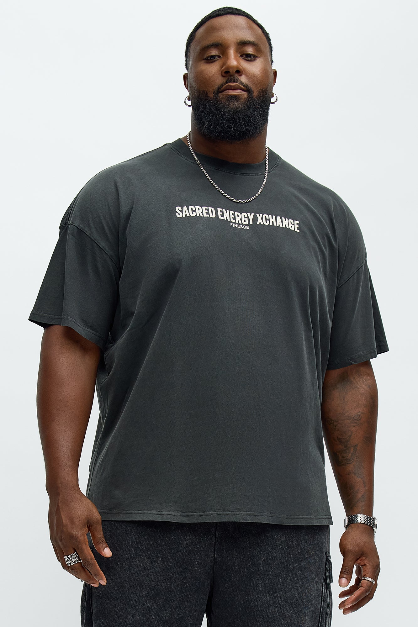 Secret Energy Xchange Short Sleeve Tee - Black Wash