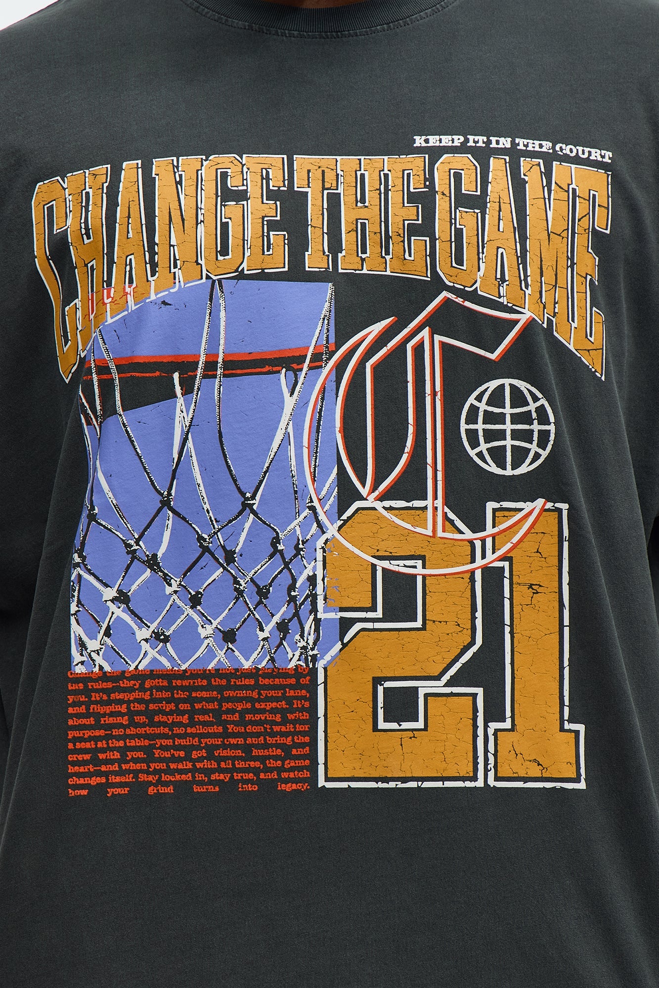 Change The Game Short Sleeve Tee - Black Wash