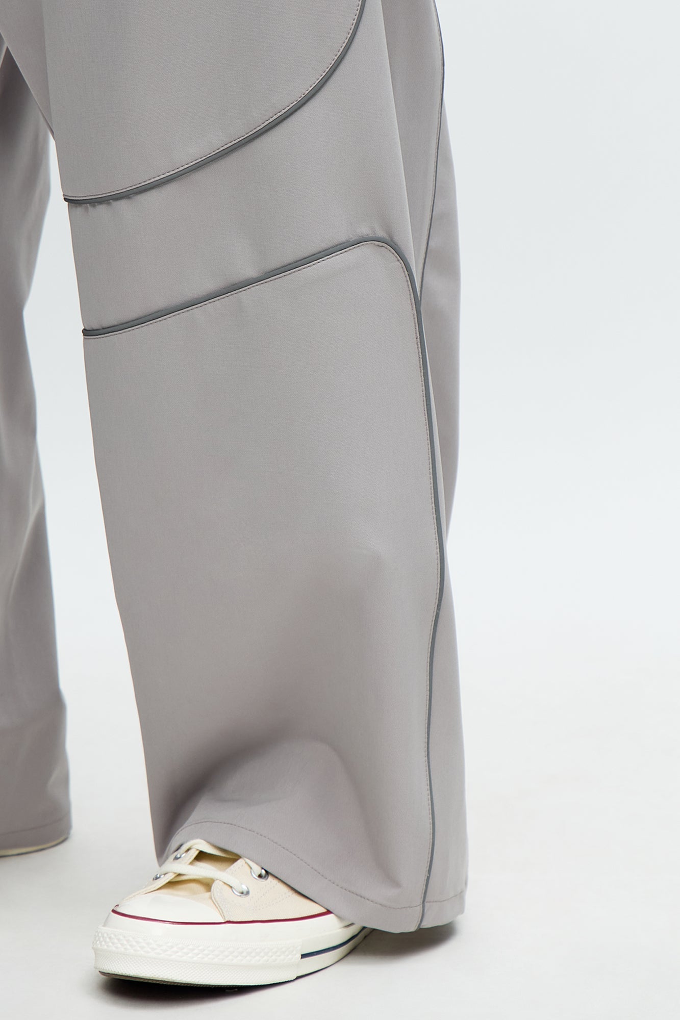 Baggy Calvin Reflective Pants - Grey