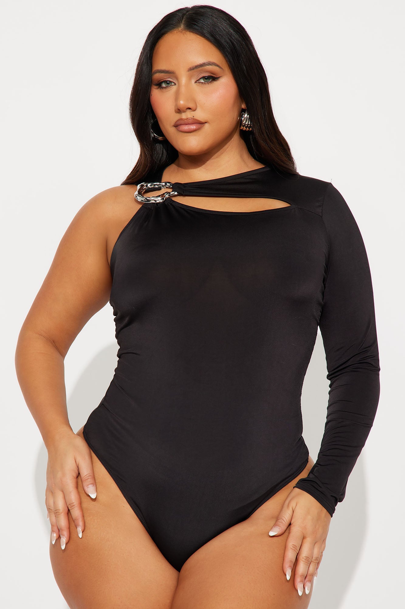 Casimira Cut Out Bodysuit - Black