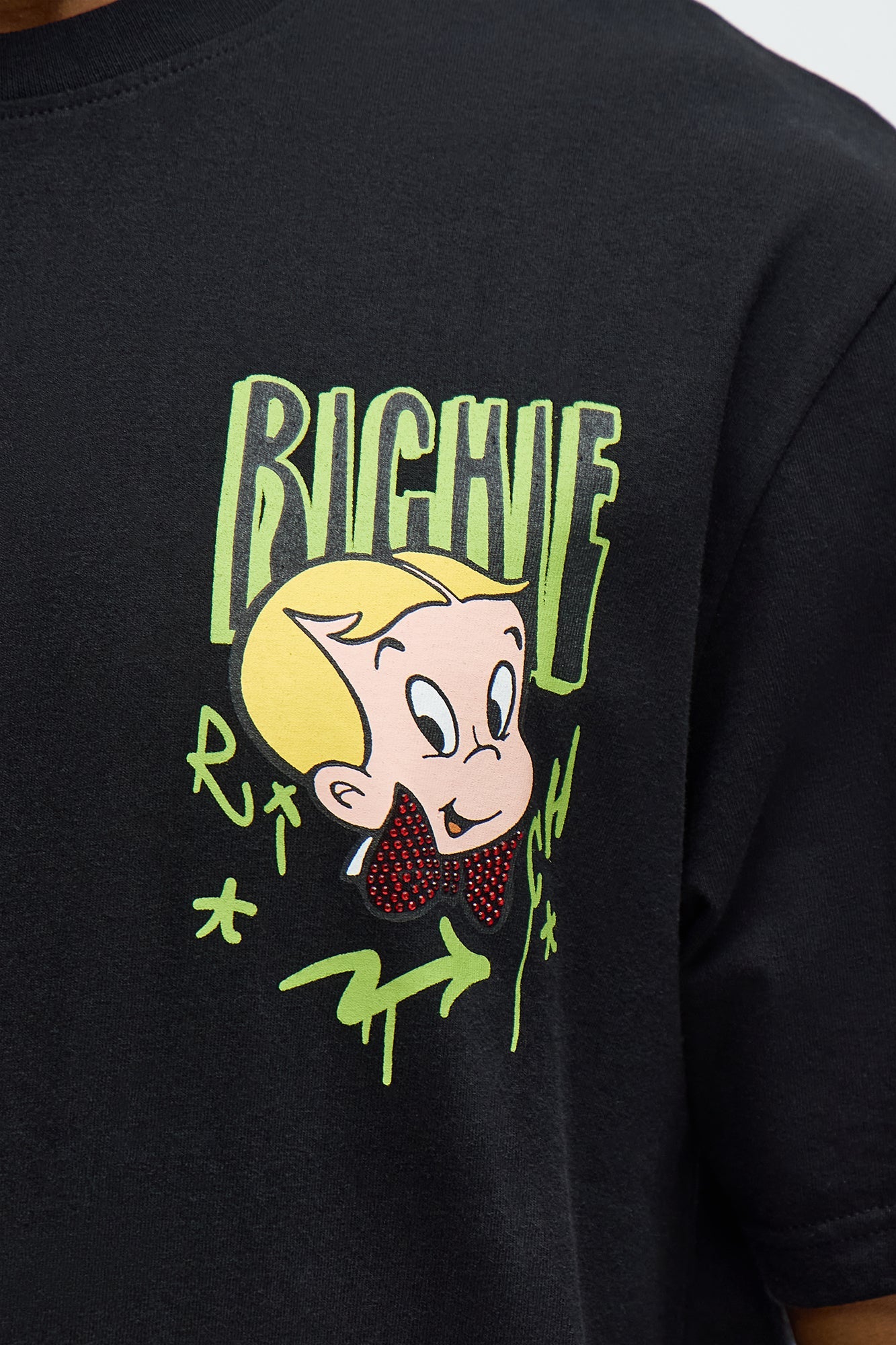 Richie Rich Fly Short Sleeve Tee - Black