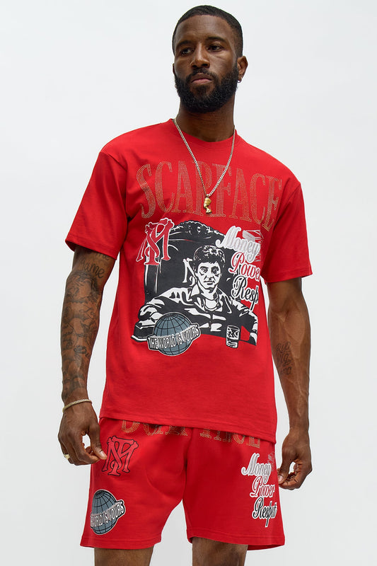 Scarface MPR Short Sleeve Tee - Red
