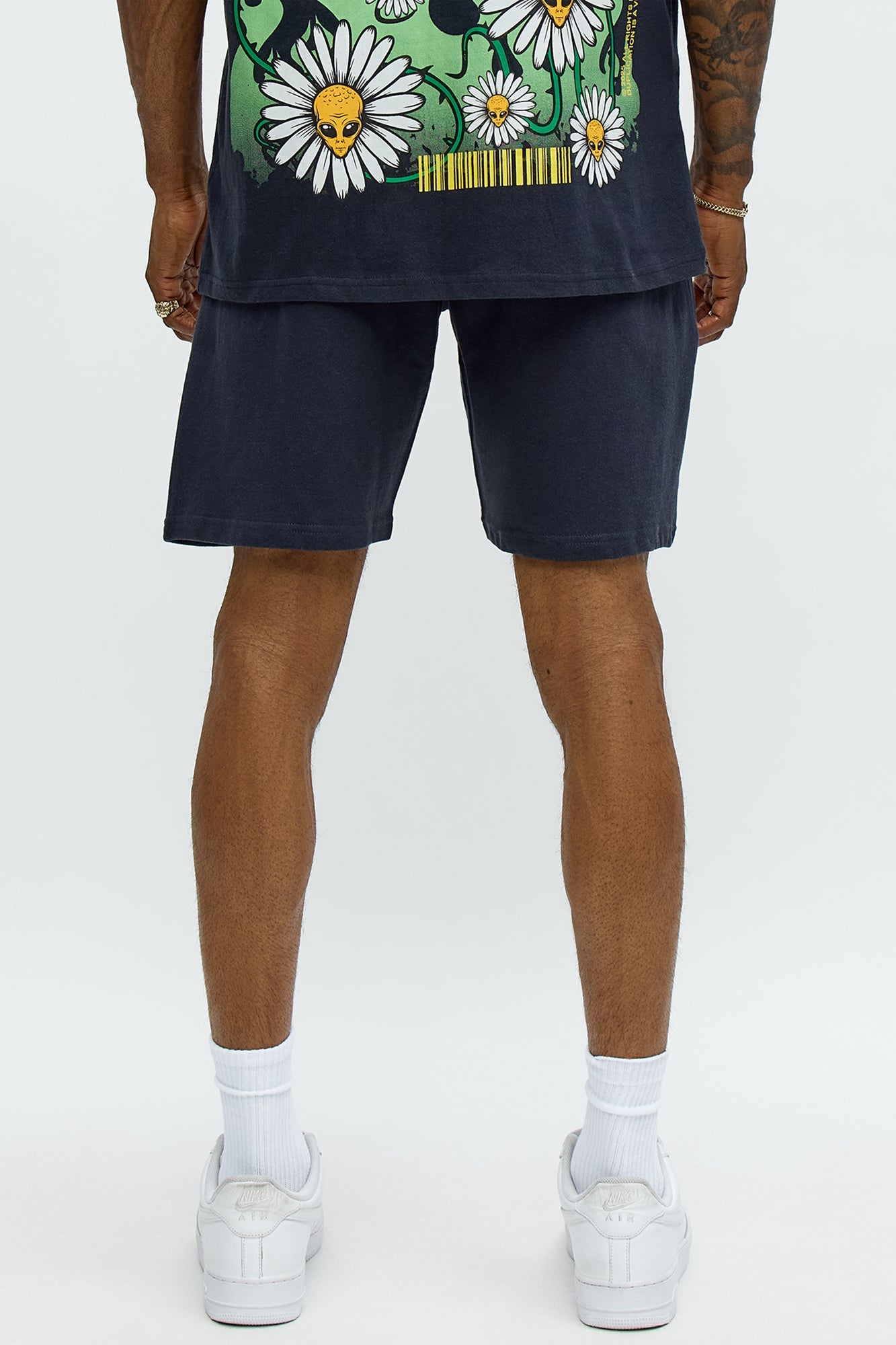 Stack Cash Chase Stars Sweatshorts - Black