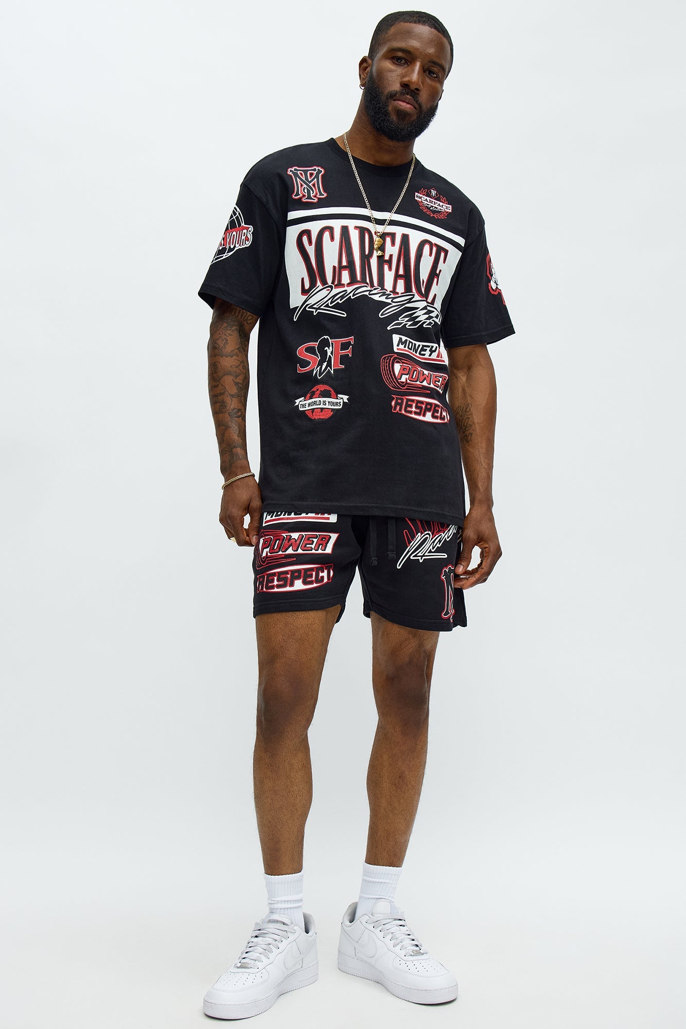 Scarface Racing Short Sleeve Tee - Black