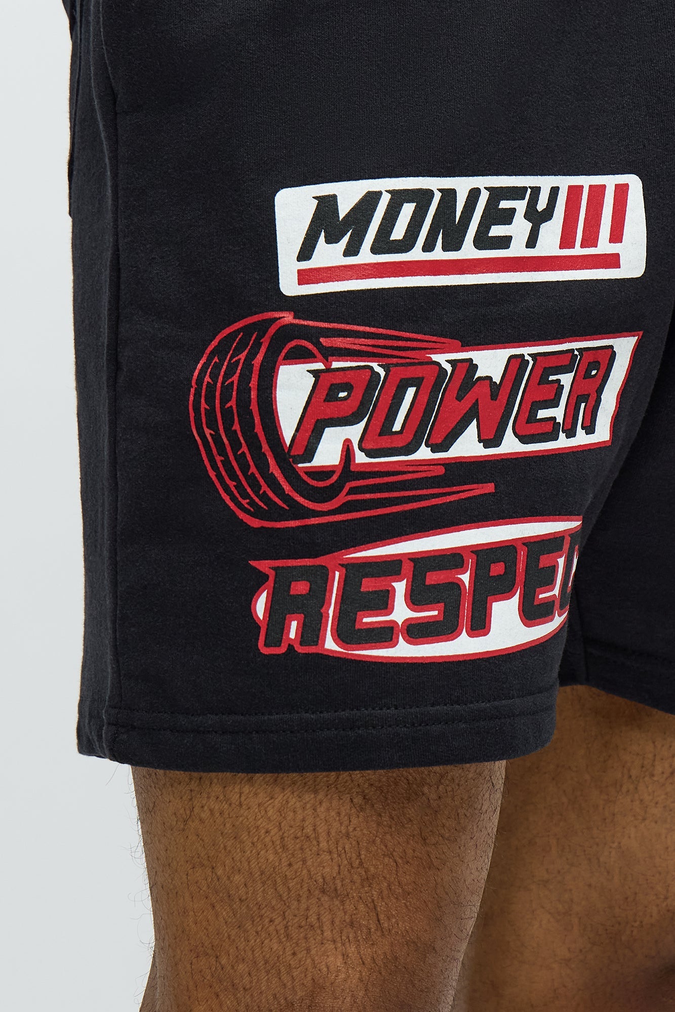 Scarface Racing Sweatshorts - Black