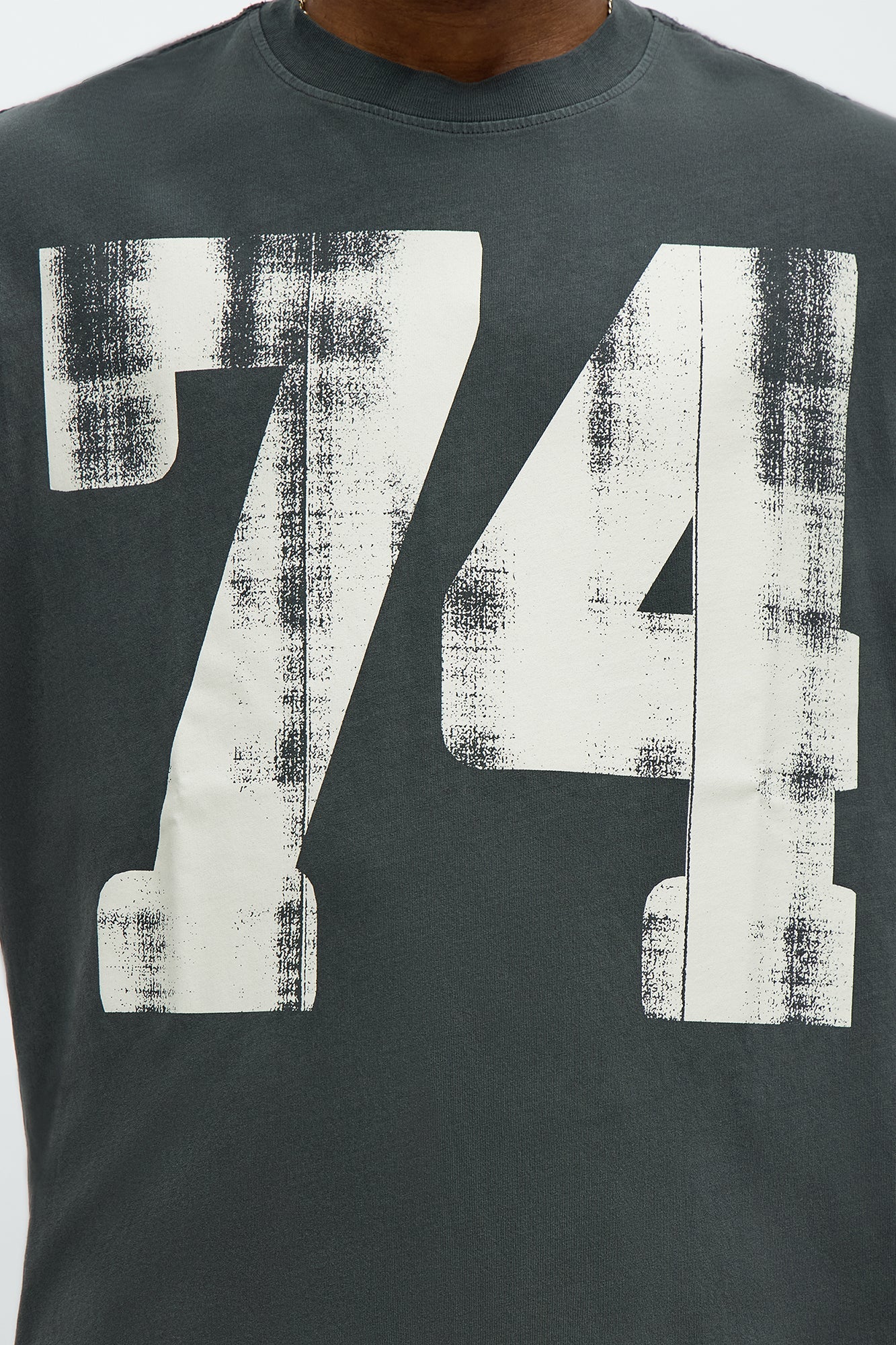 Big 74 Oversized Short Sleeve Tee - Black Wash