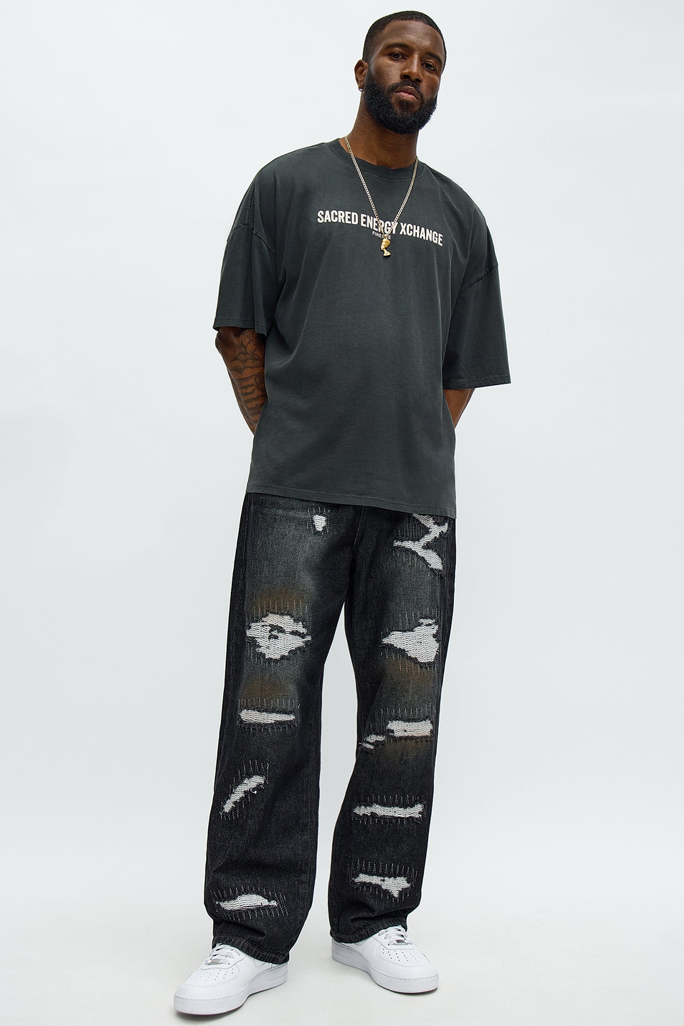 Secret Energy Xchange Short Sleeve Tee - Black Wash