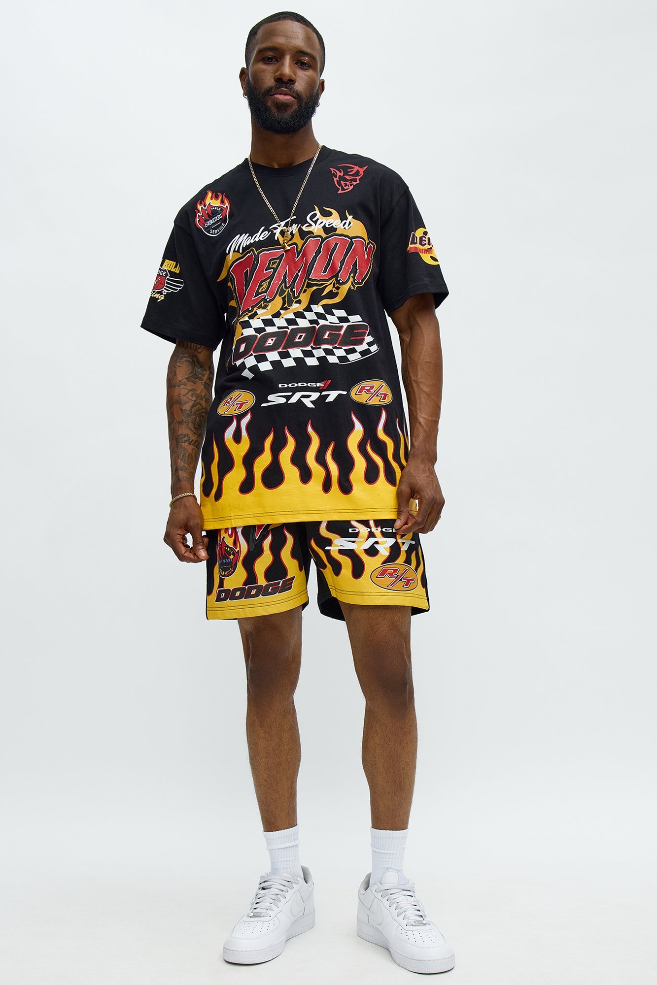 Dodge Demon Racing Team Short Sleeve Tee - Black