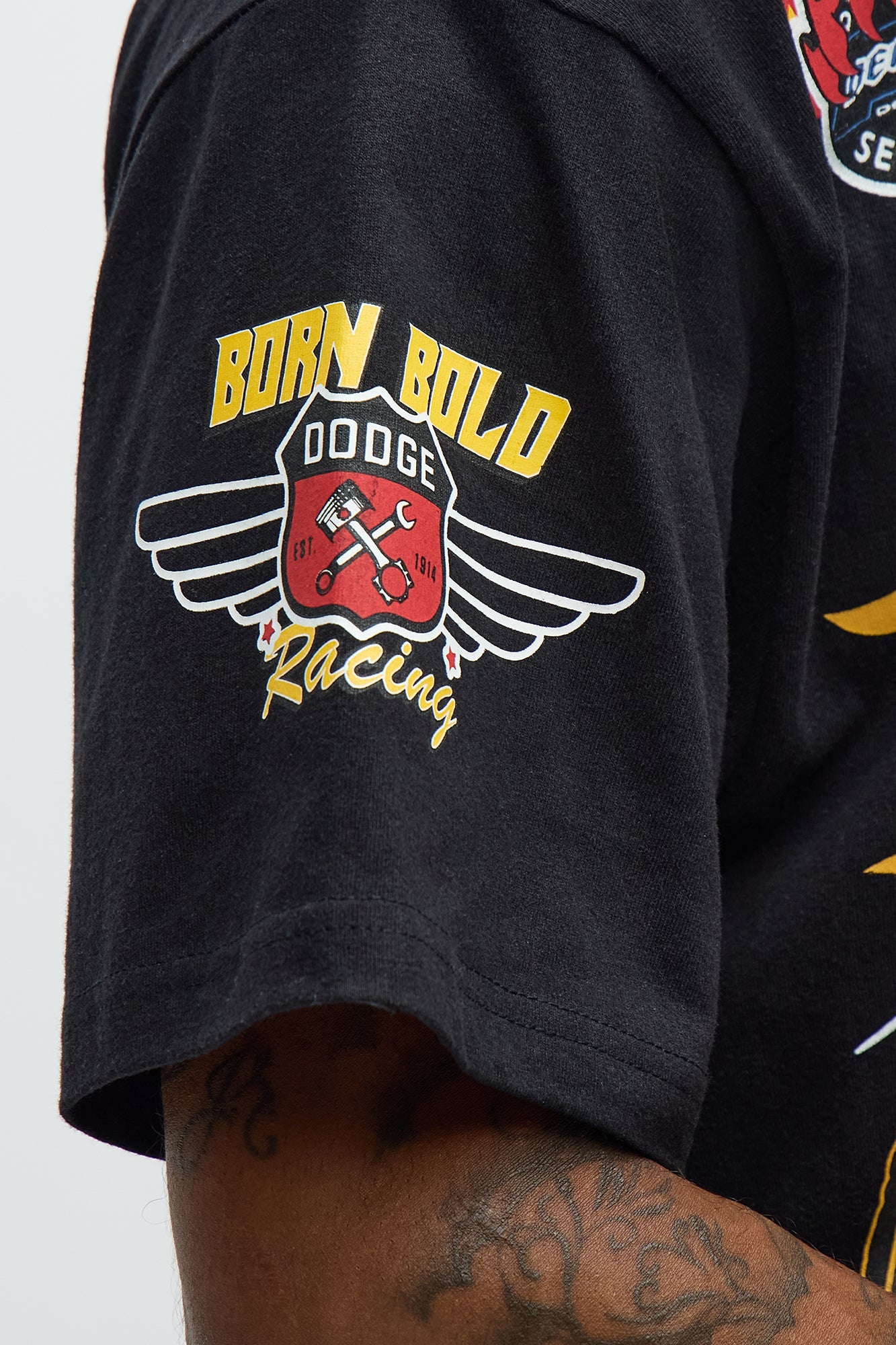 Dodge Demon Racing Team Short Sleeve Tee - Black