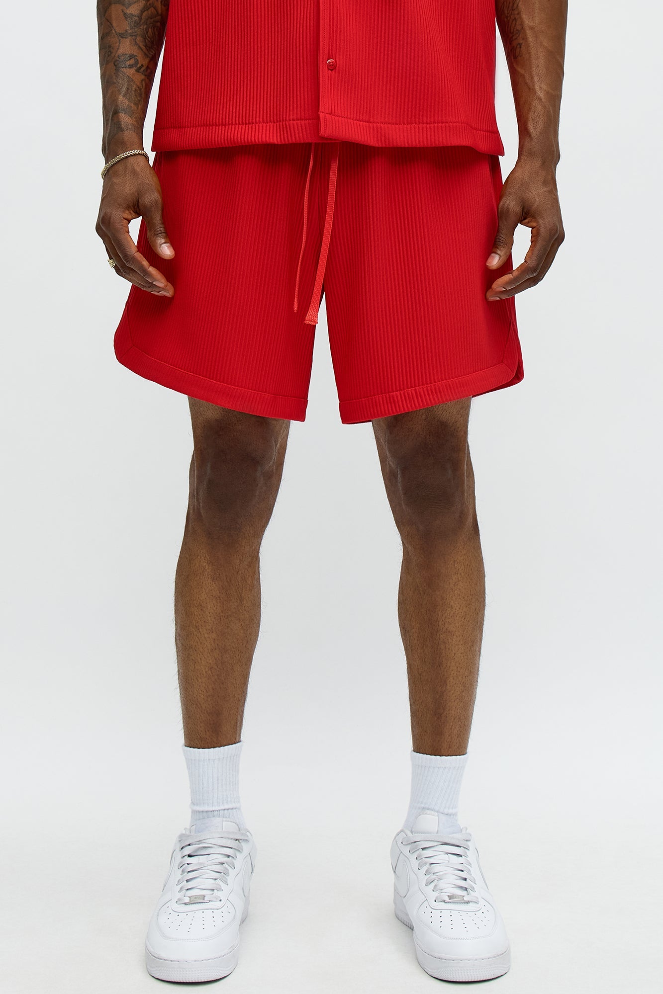 Show Up Basketball Short - Red