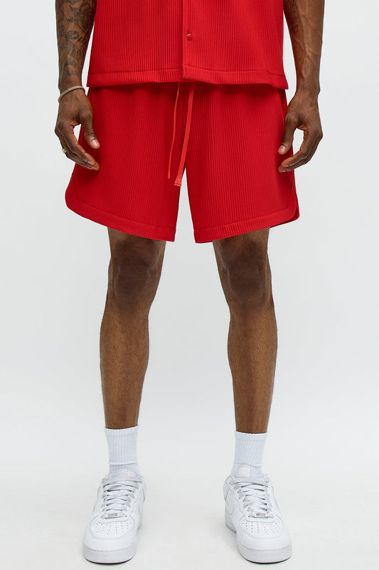 Show Up Basketball Short - Red