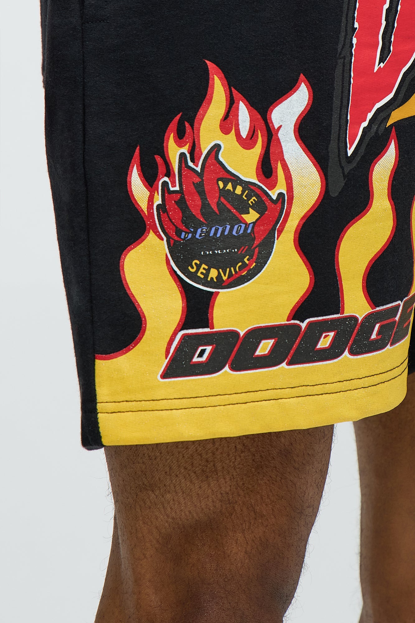 Dodge Demon Racing Team Sweatshorts - Black