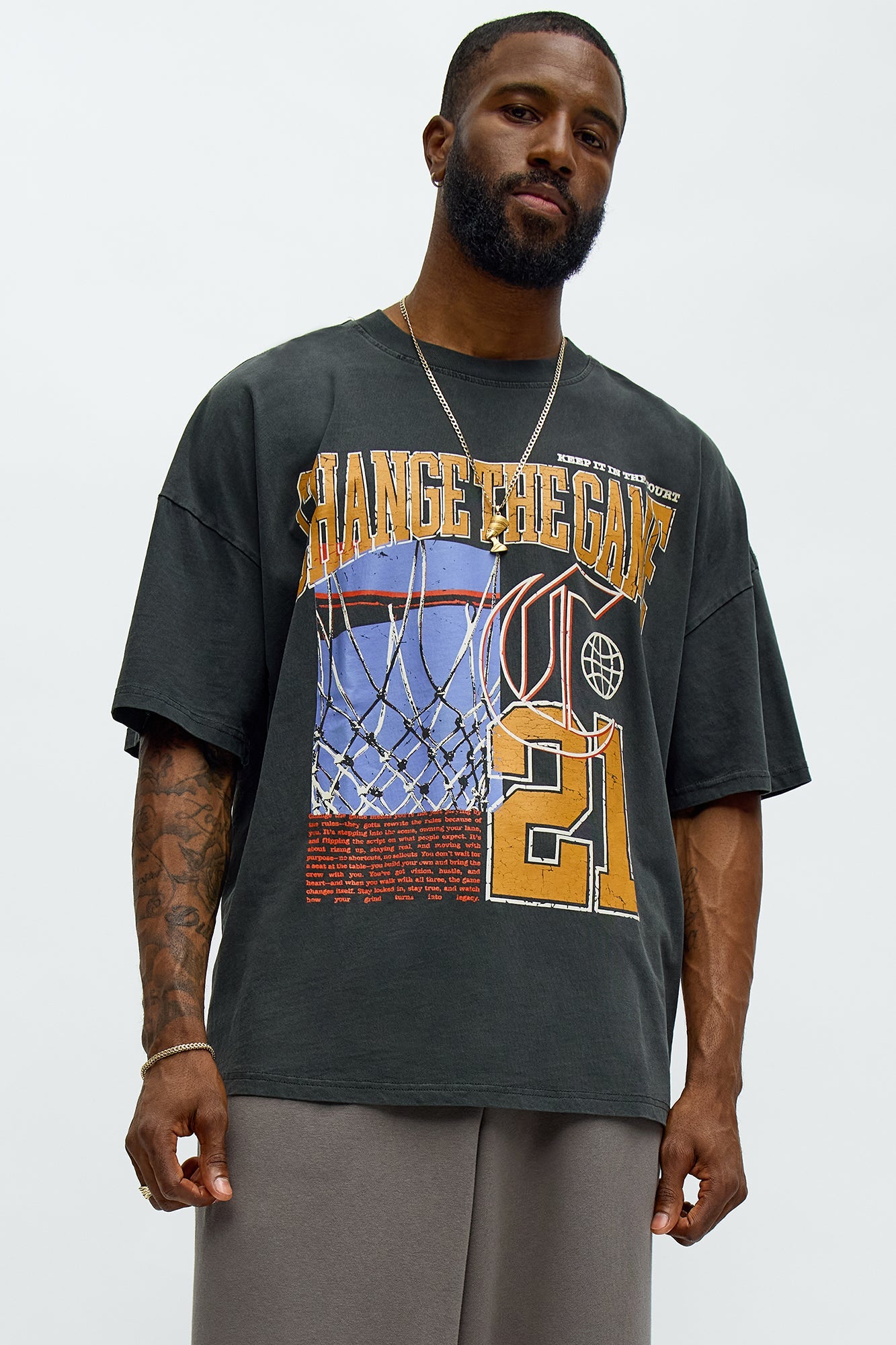 Change The Game Short Sleeve Tee - Black Wash