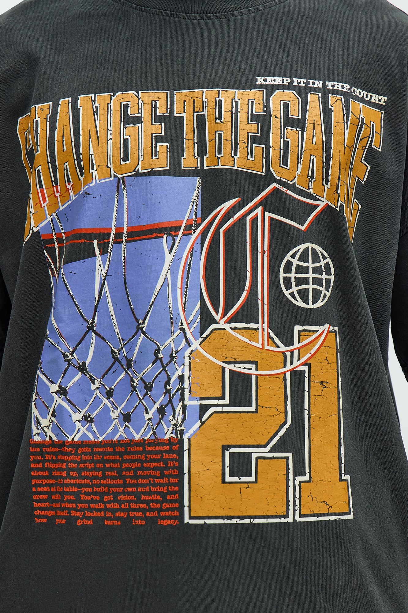 Change The Game Short Sleeve Tee - Black Wash