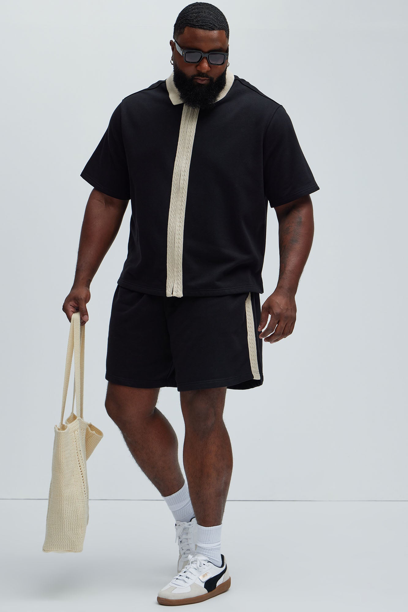 Luka Zipper Shirt - Black/combo