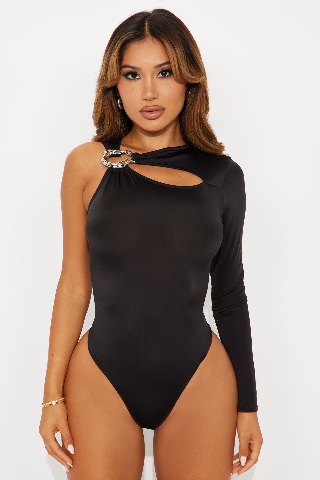 Casimira Cut Out Bodysuit - Black