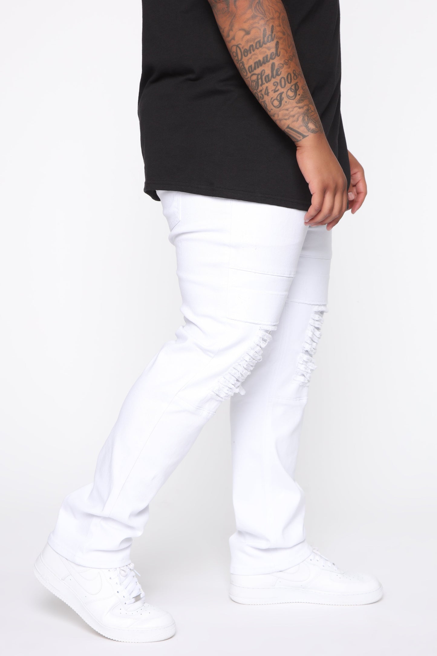 Reel It In Skinny Jean - White