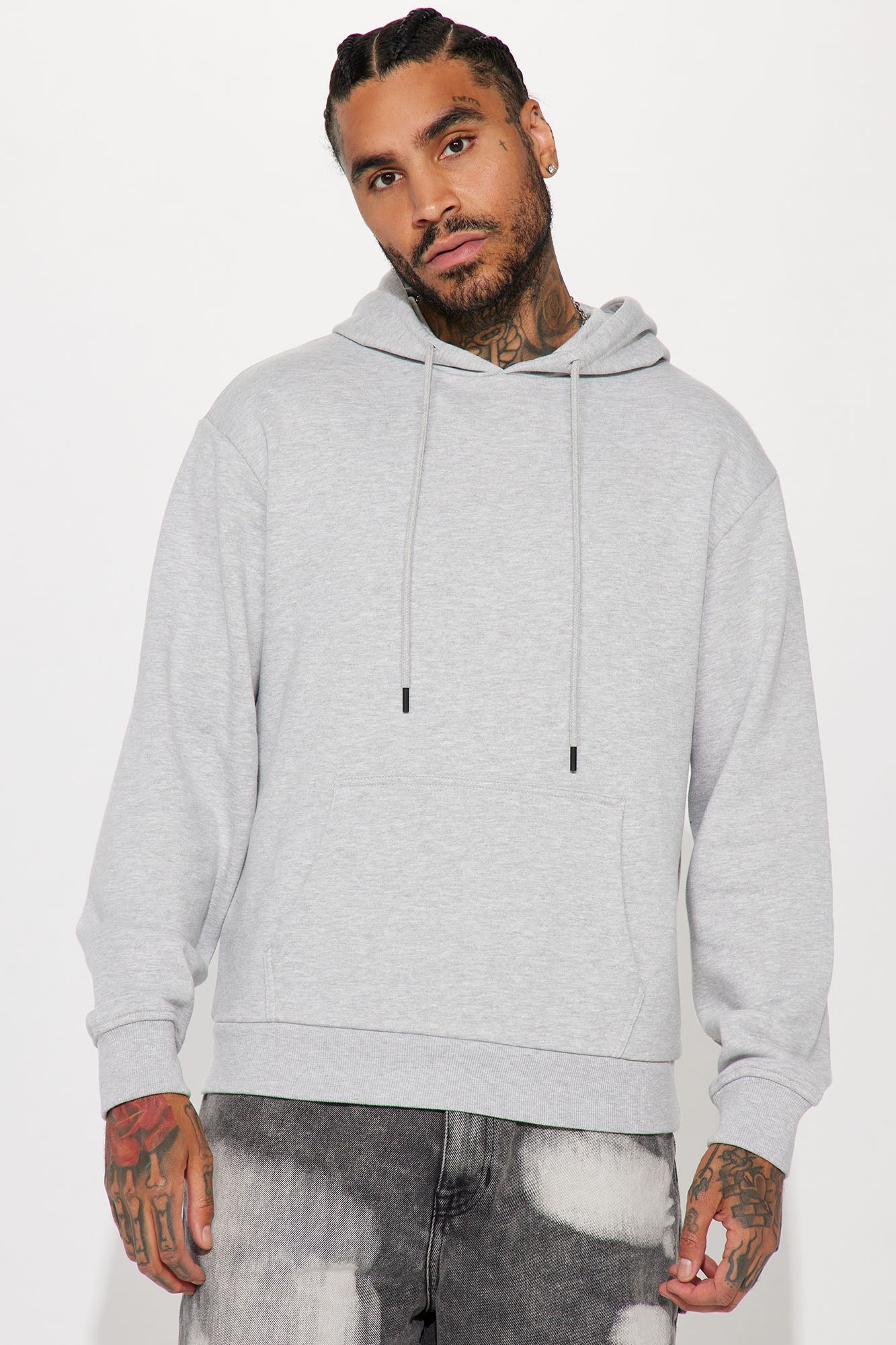 Tyson Hoodie - Heather Grey