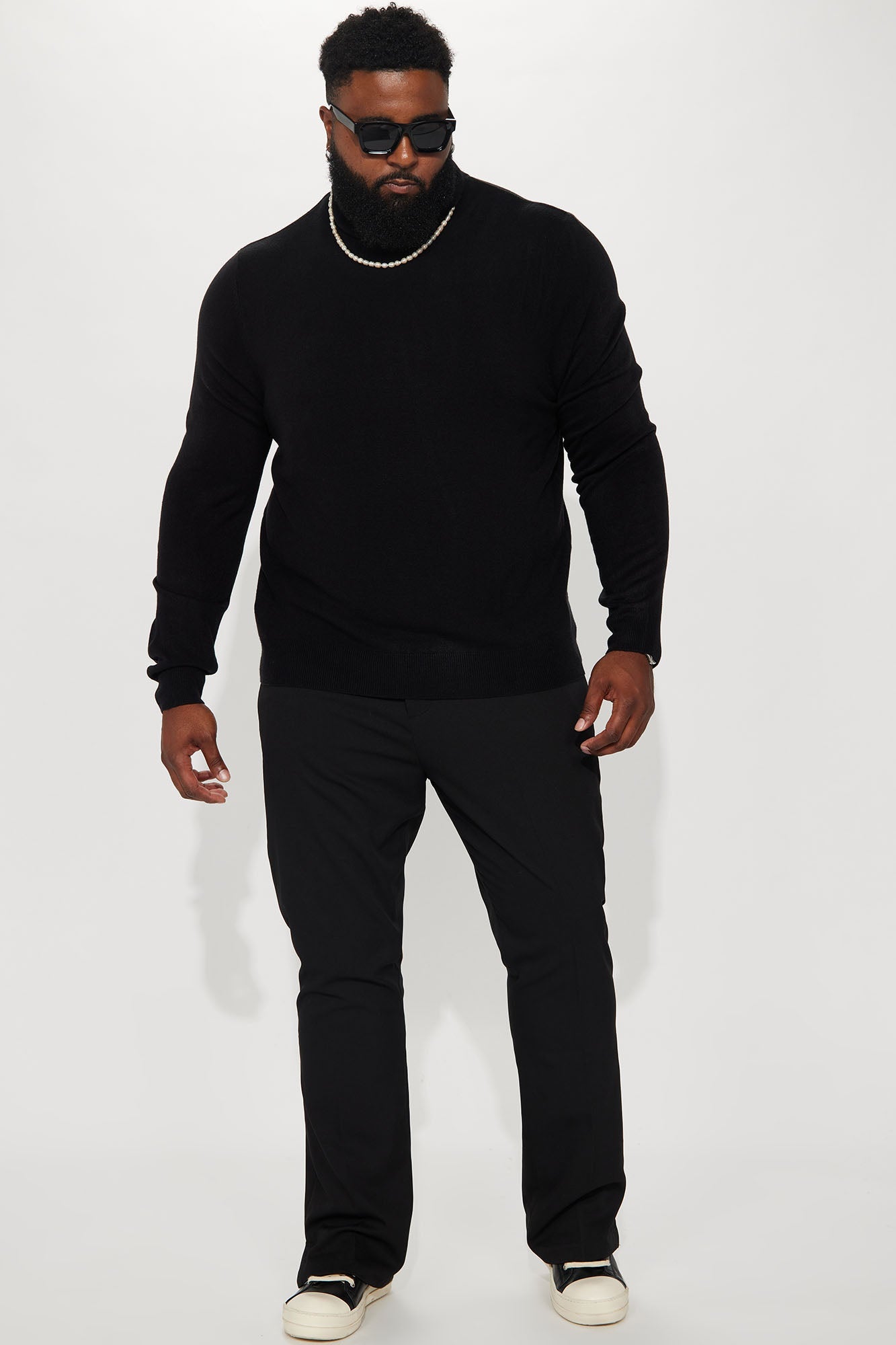 DeAngelo Turtleneck Sweater - Black