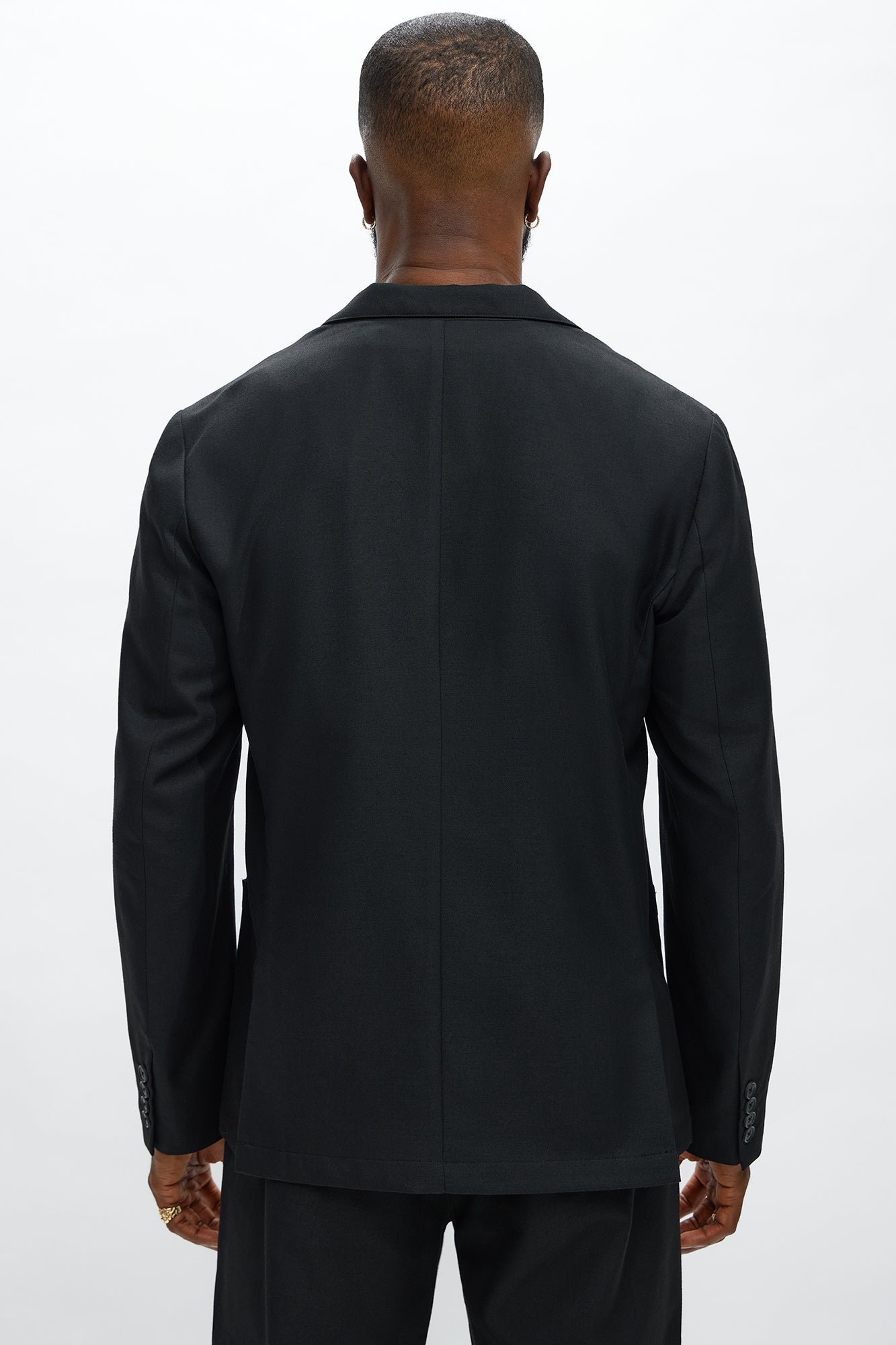 Slim Modern Lightweight Everyday Jacket - Black