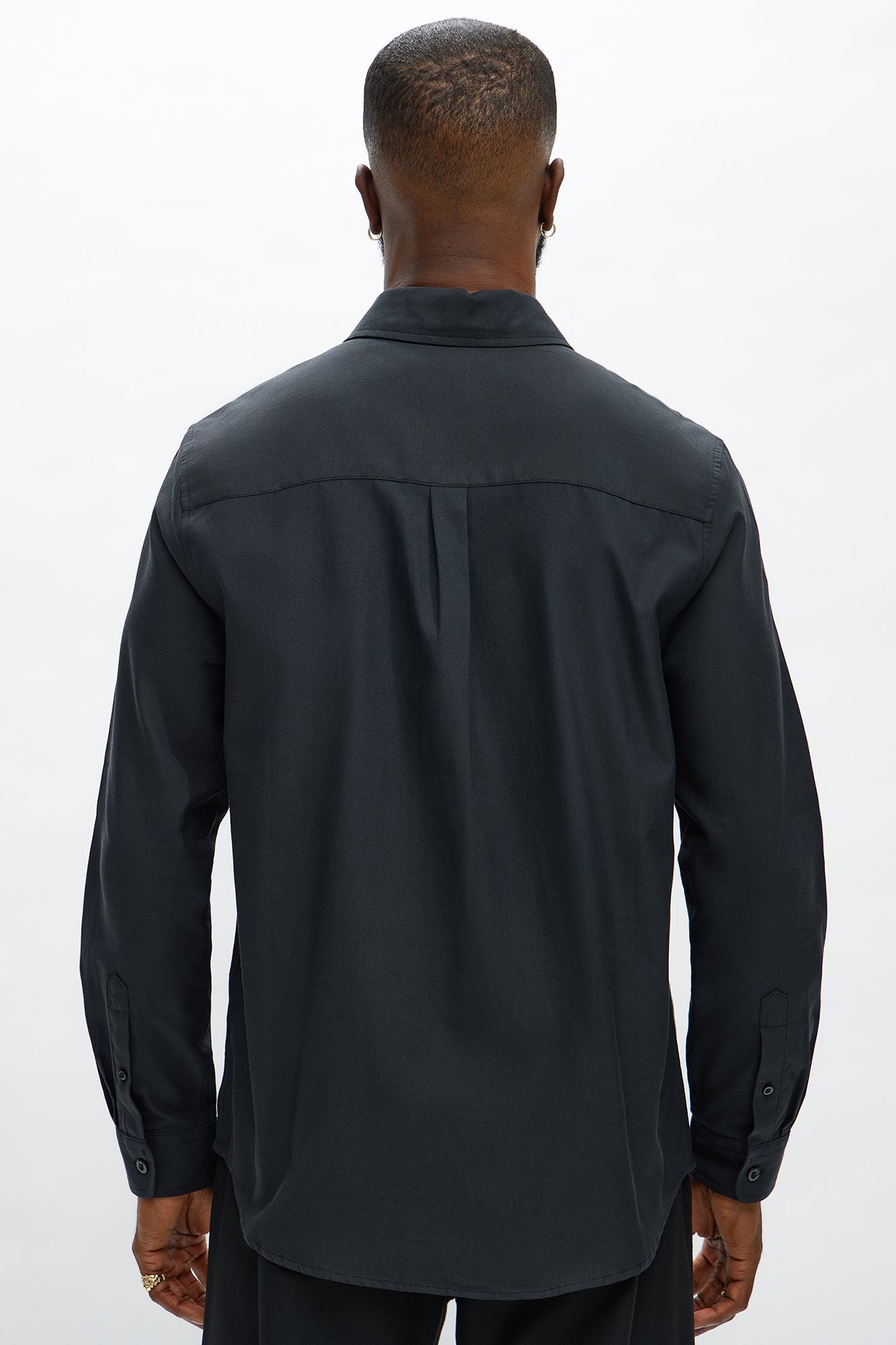 Oxford Long Sleeve Shirt - Black