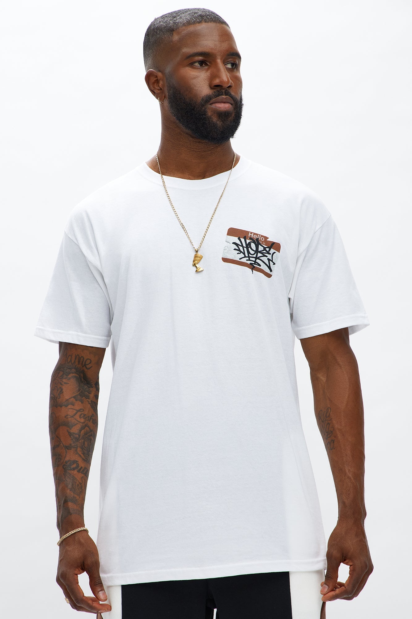 Hate Hurt Hope Short Sleeve Tee - White