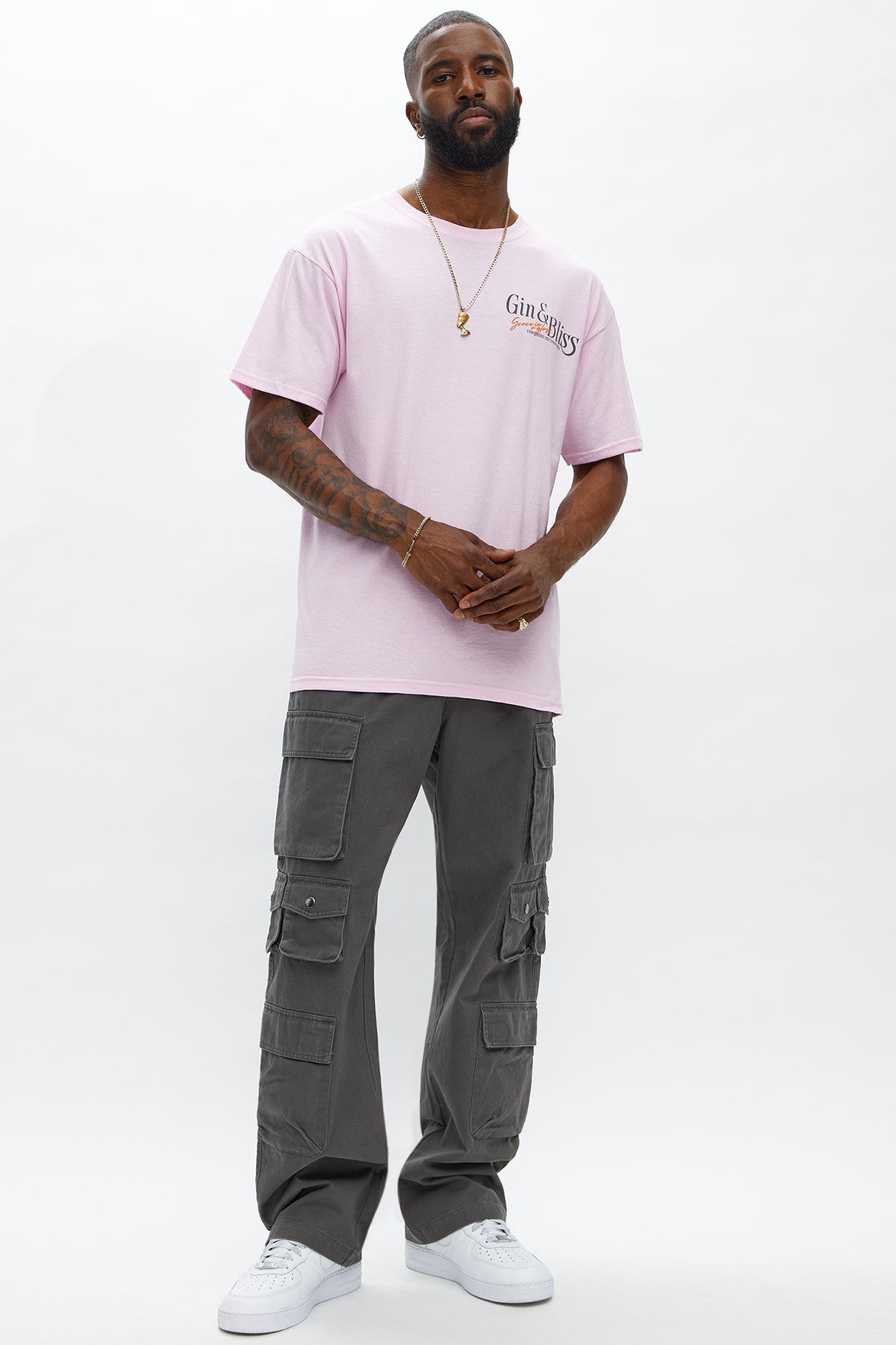 Straight Void Runner Cargo Pants - Charcoal