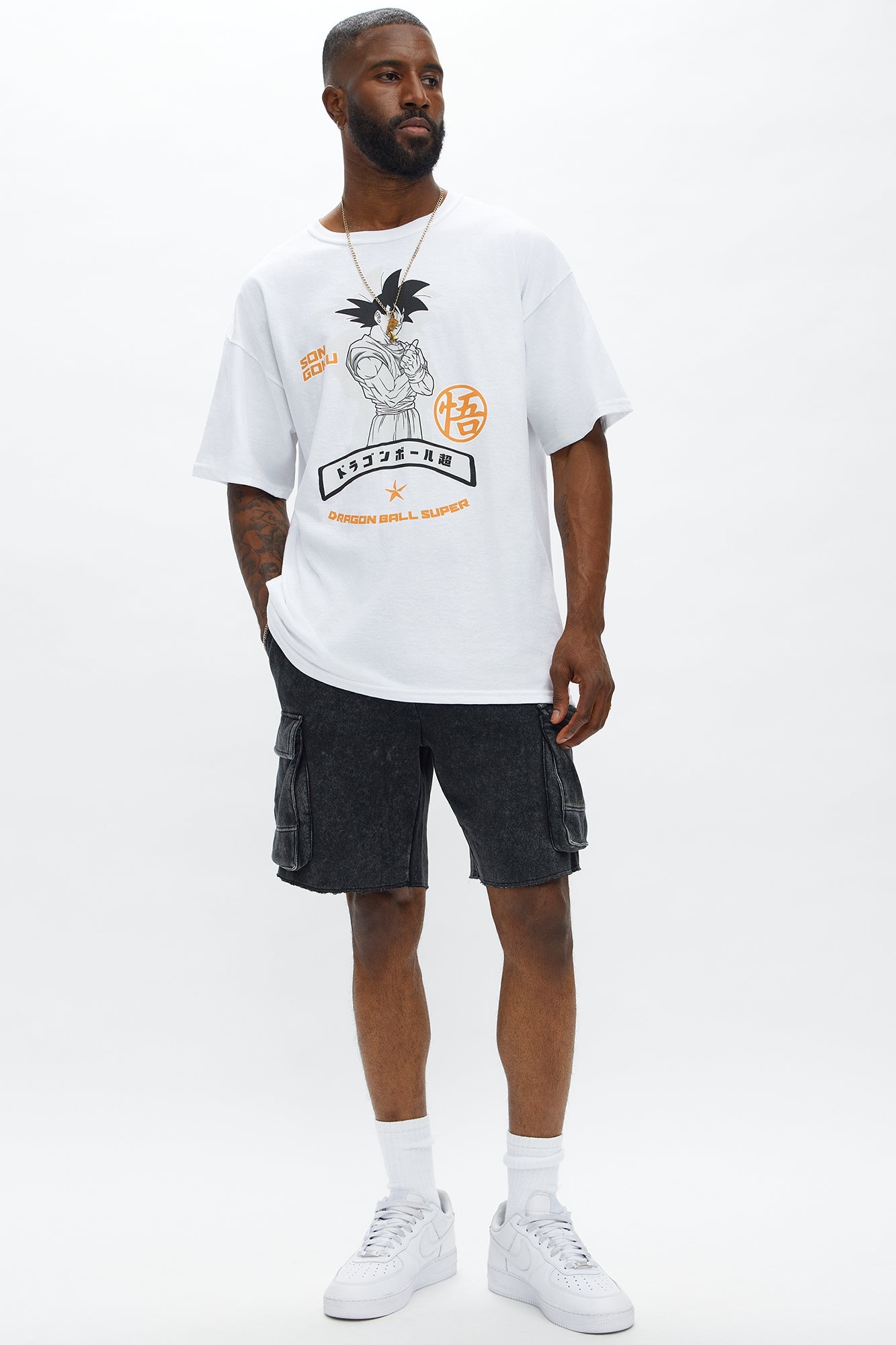 Dragon Ball Super Son Goku Short Sleeve Tee - White