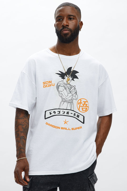 Dragon Ball Super Son Goku Short Sleeve Tee - White